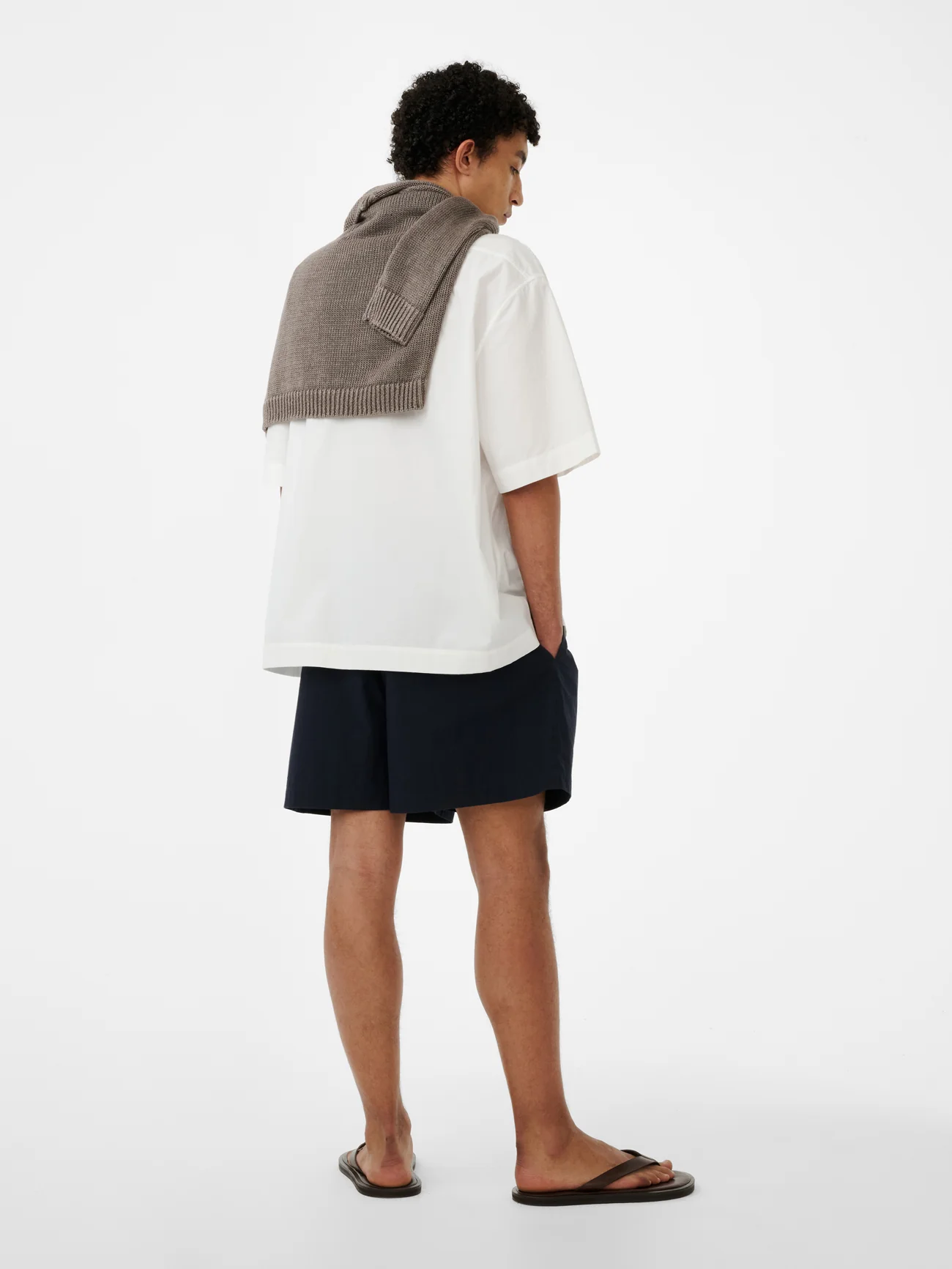 Agios Shirt in Optic White - Image 3