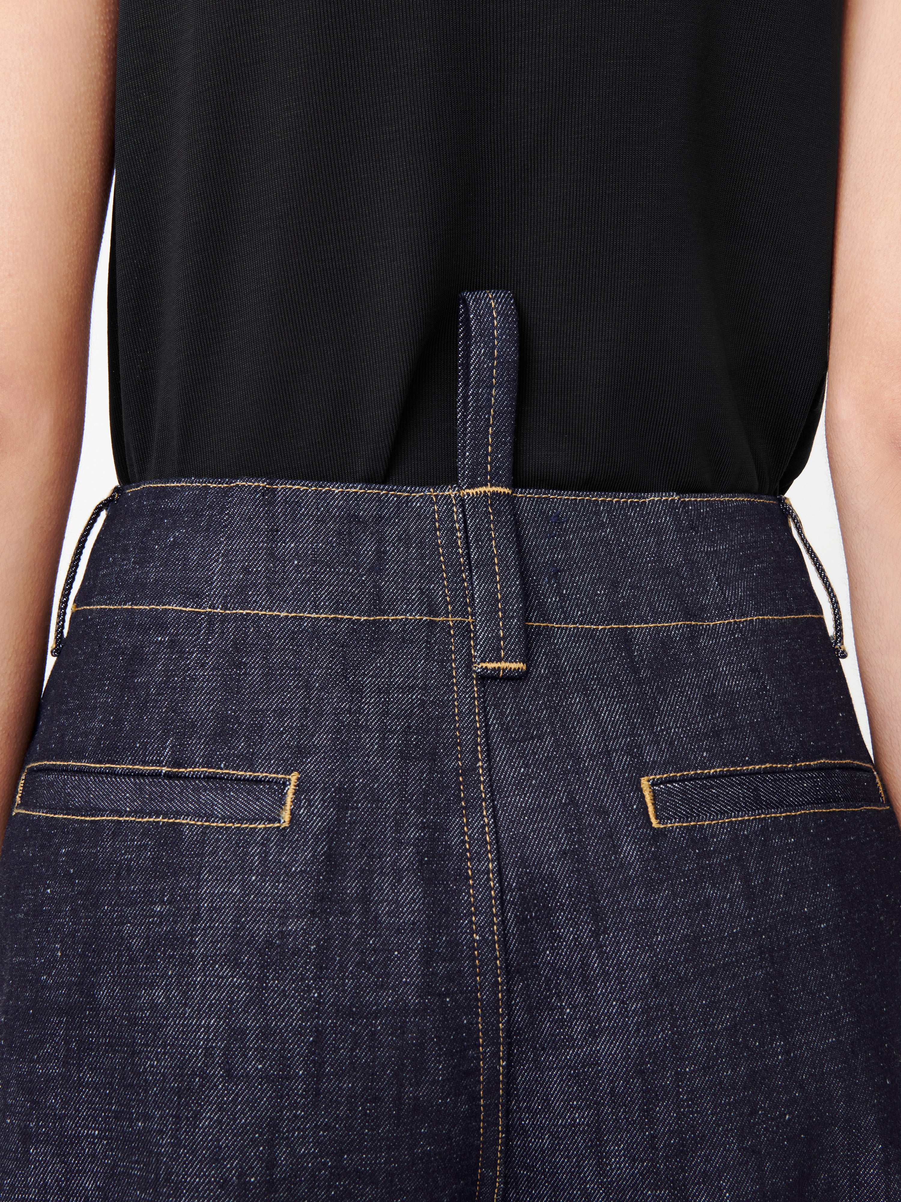 Akerman Denim Pant in Raw Indigo - Image 5