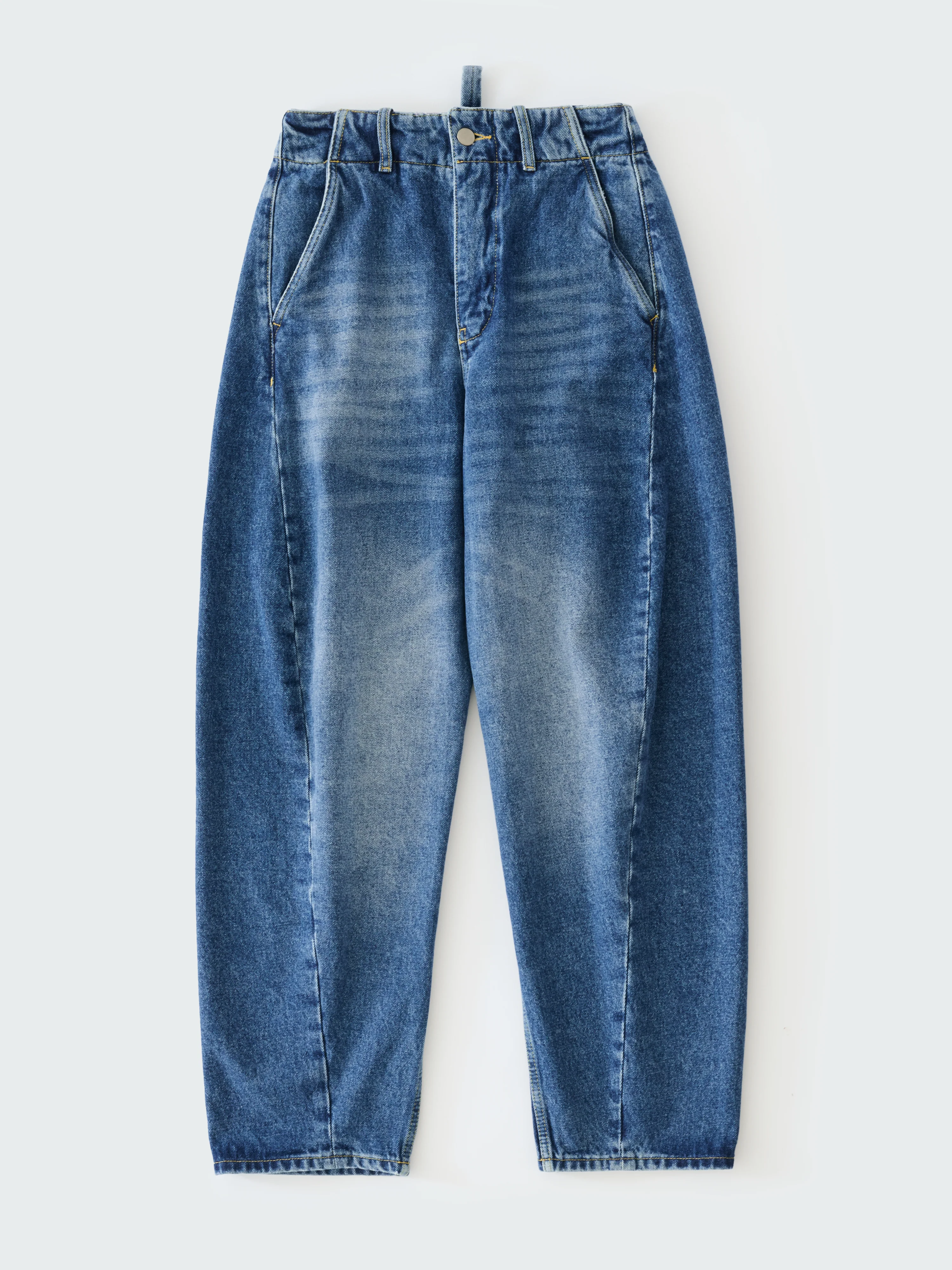 Akerman Denim Pant in Worn Wash Indigo - Image 7