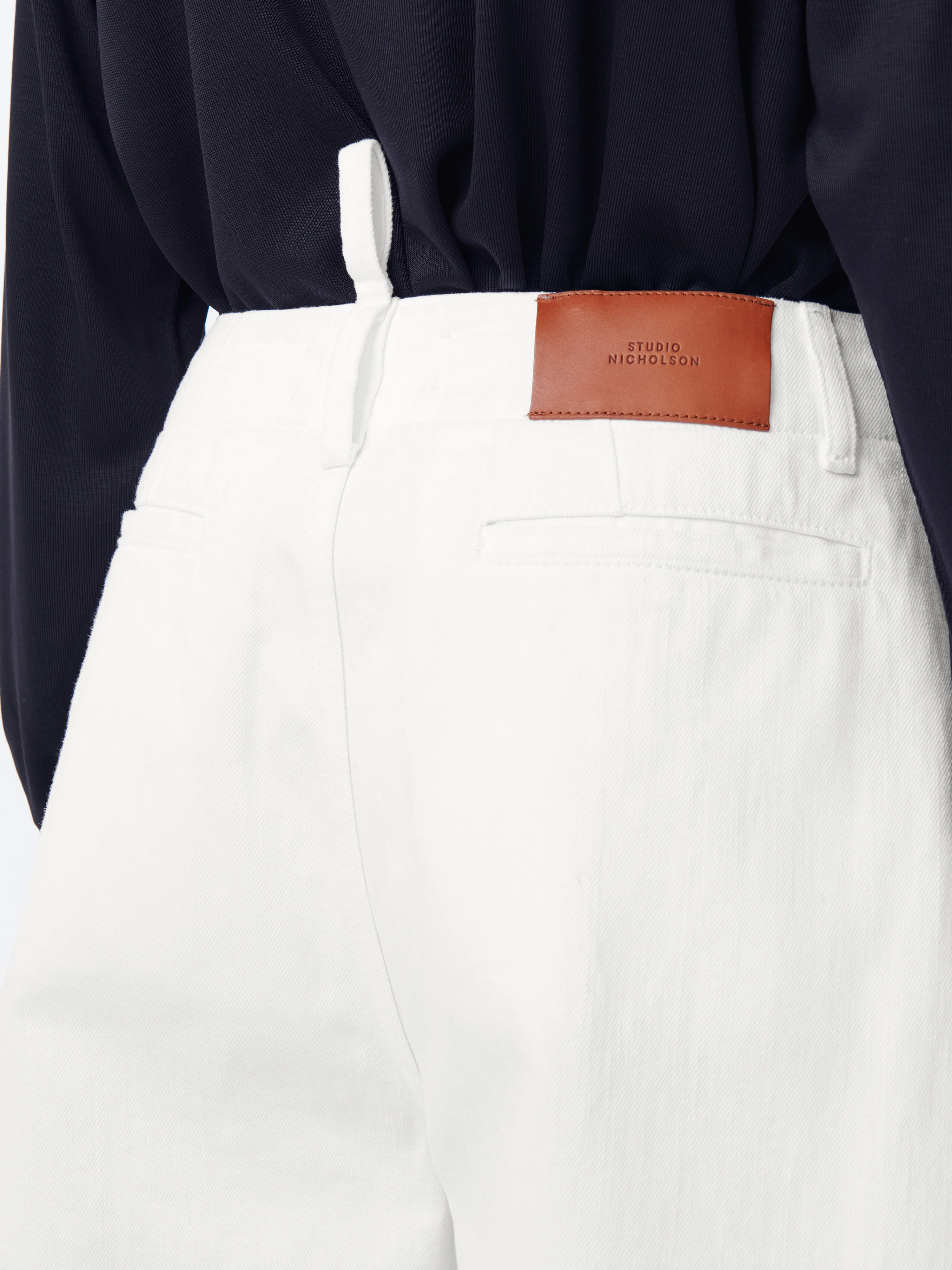 Akerman Denim Pant in Parchment - Image 6