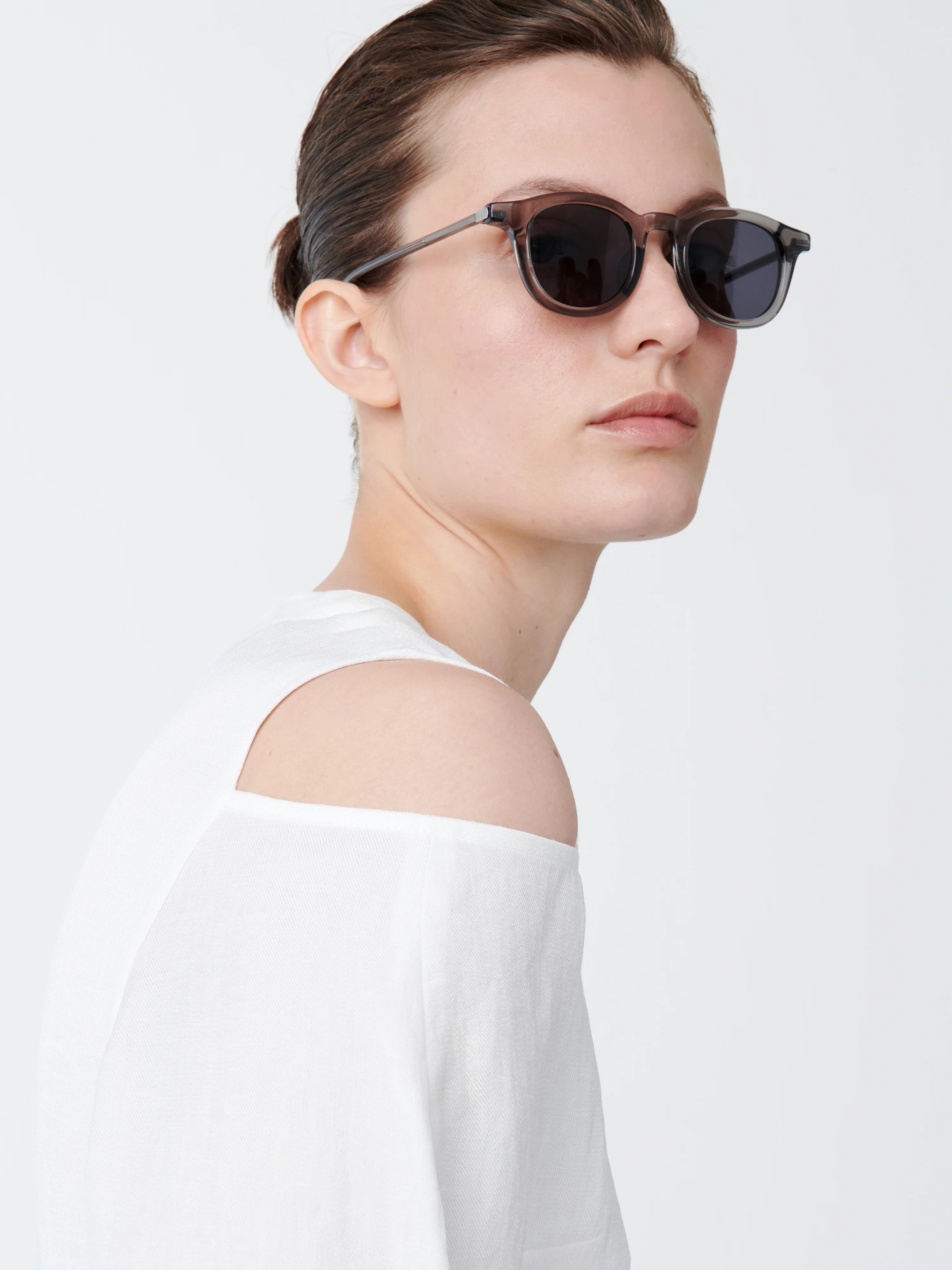 Barr Twill Dress in Parchment - Image 5