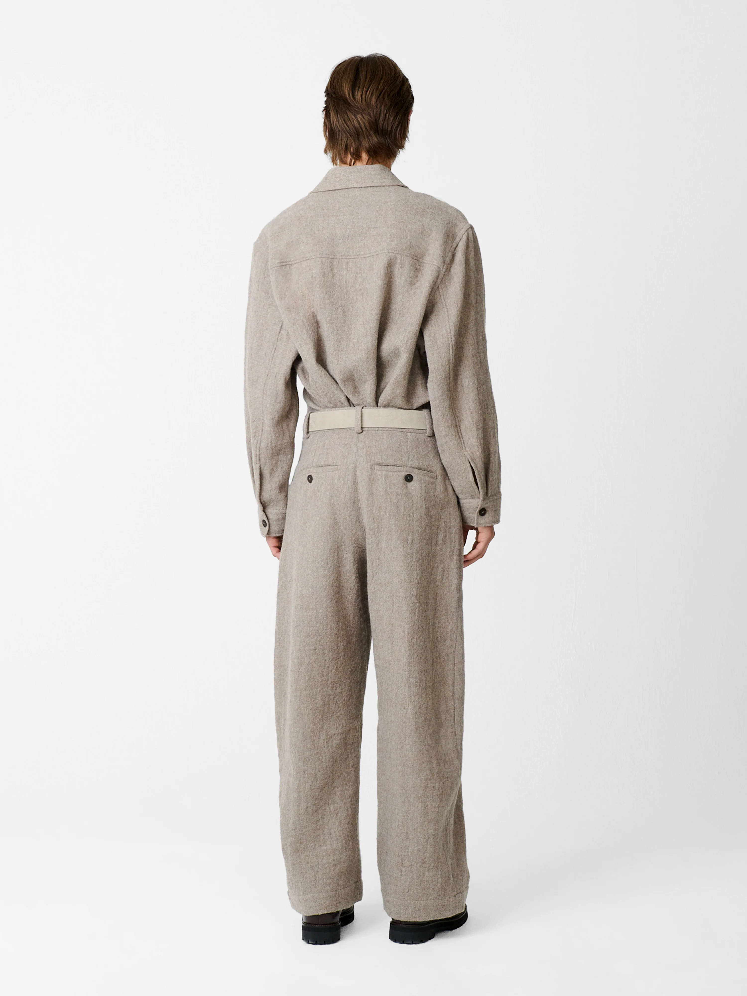 Bosworth Wool Pant in Feather - Image 4