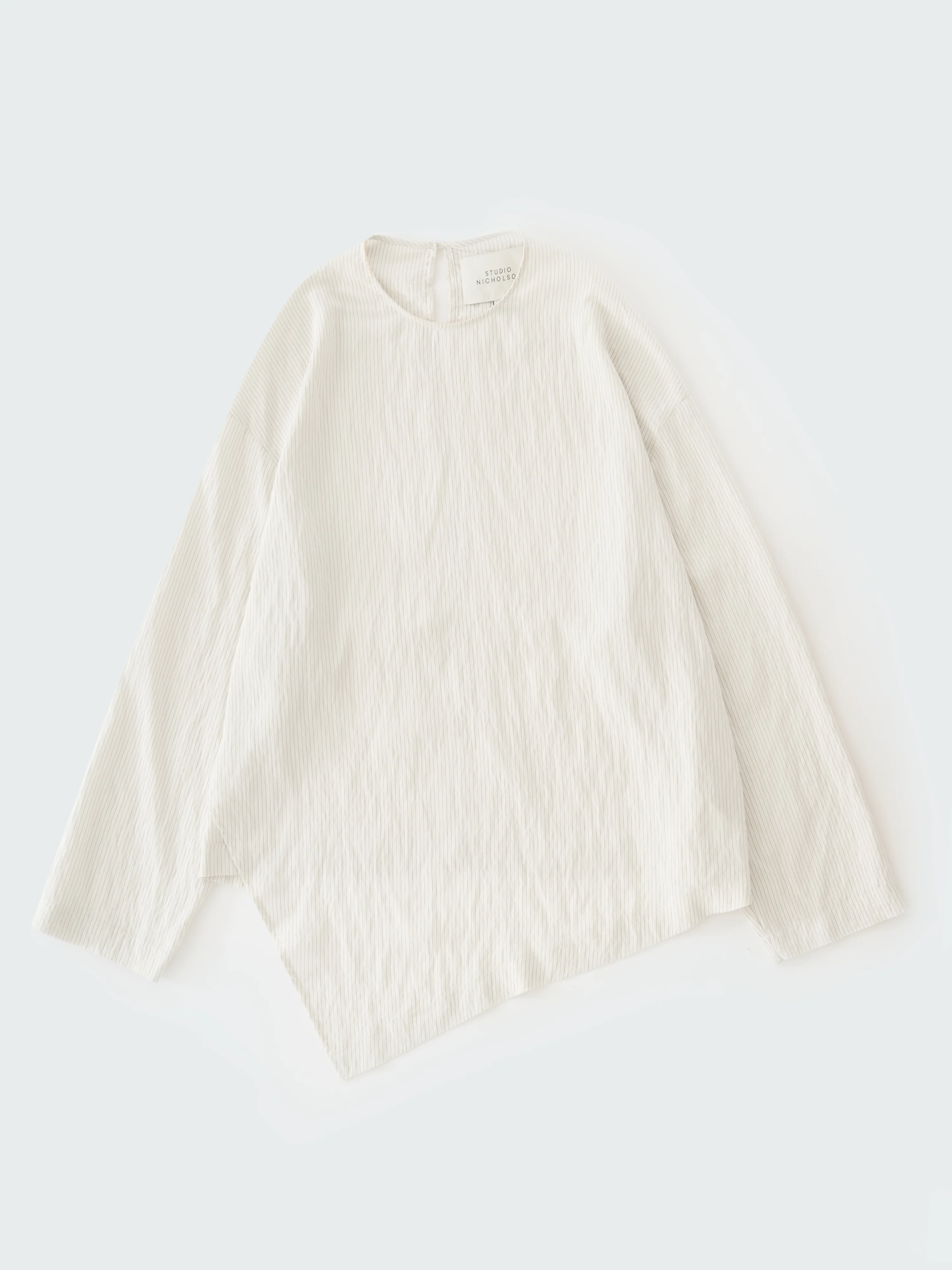 Bute Stripe Top in Black / White Stripe - Image 7