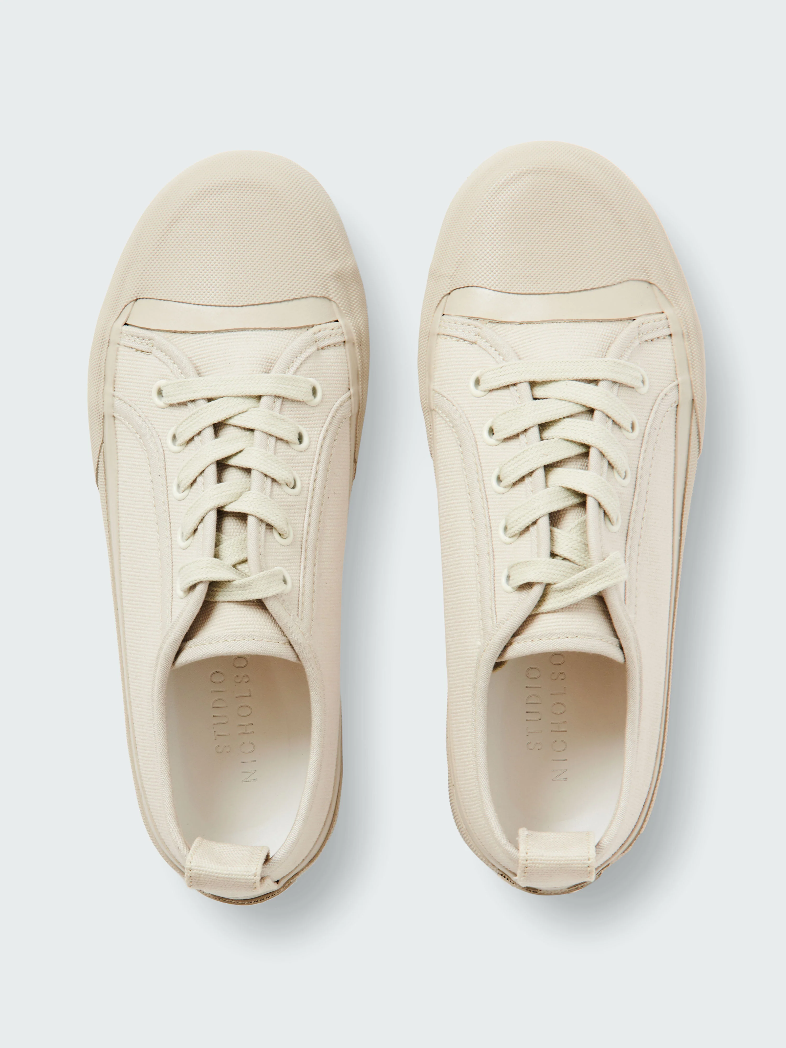 Byrd Canvas Shoe in Dove - Image 5
