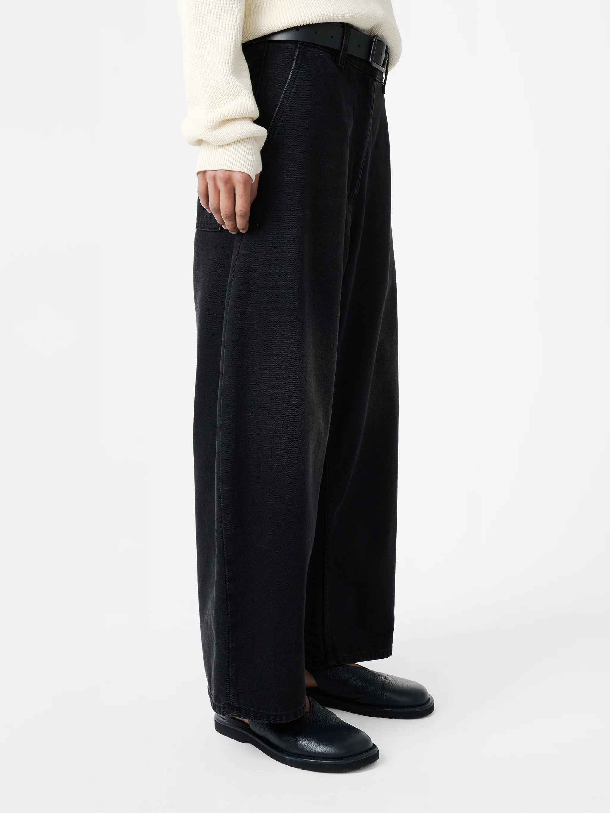 Chalco Denim Pant in Washed Black - Image 7