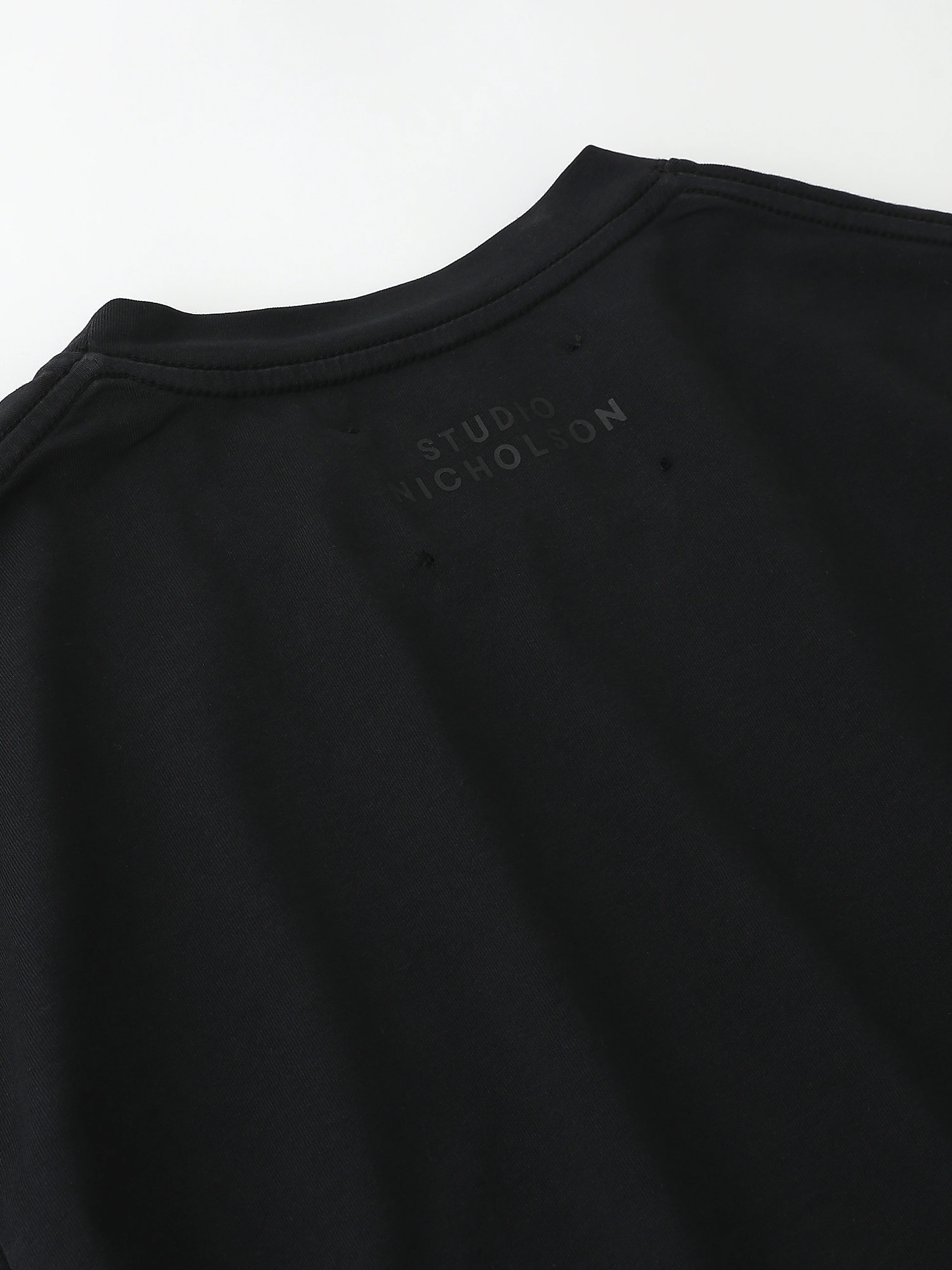 Loop Long Sleeve T-Shirt in Black - Image 7