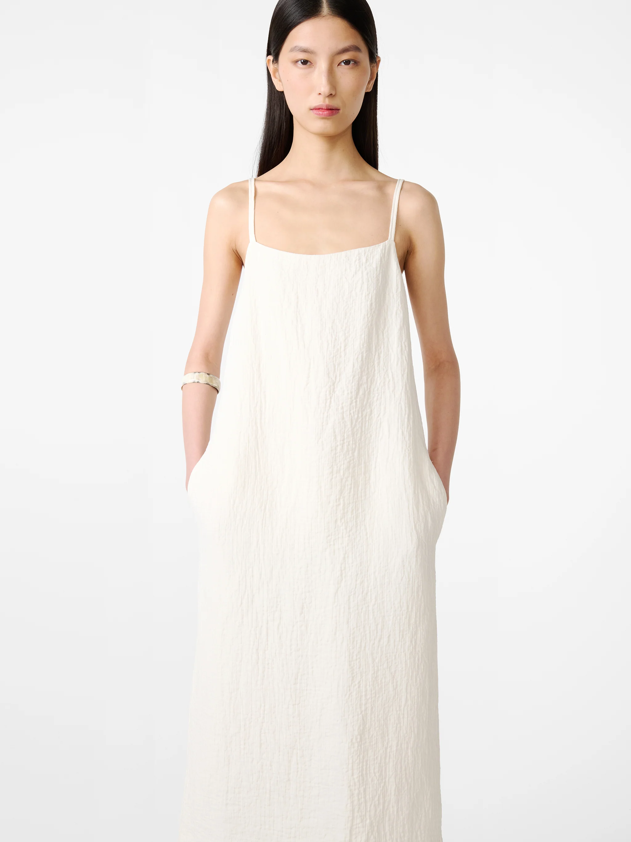 Danae Dress in Parchment - Image 6