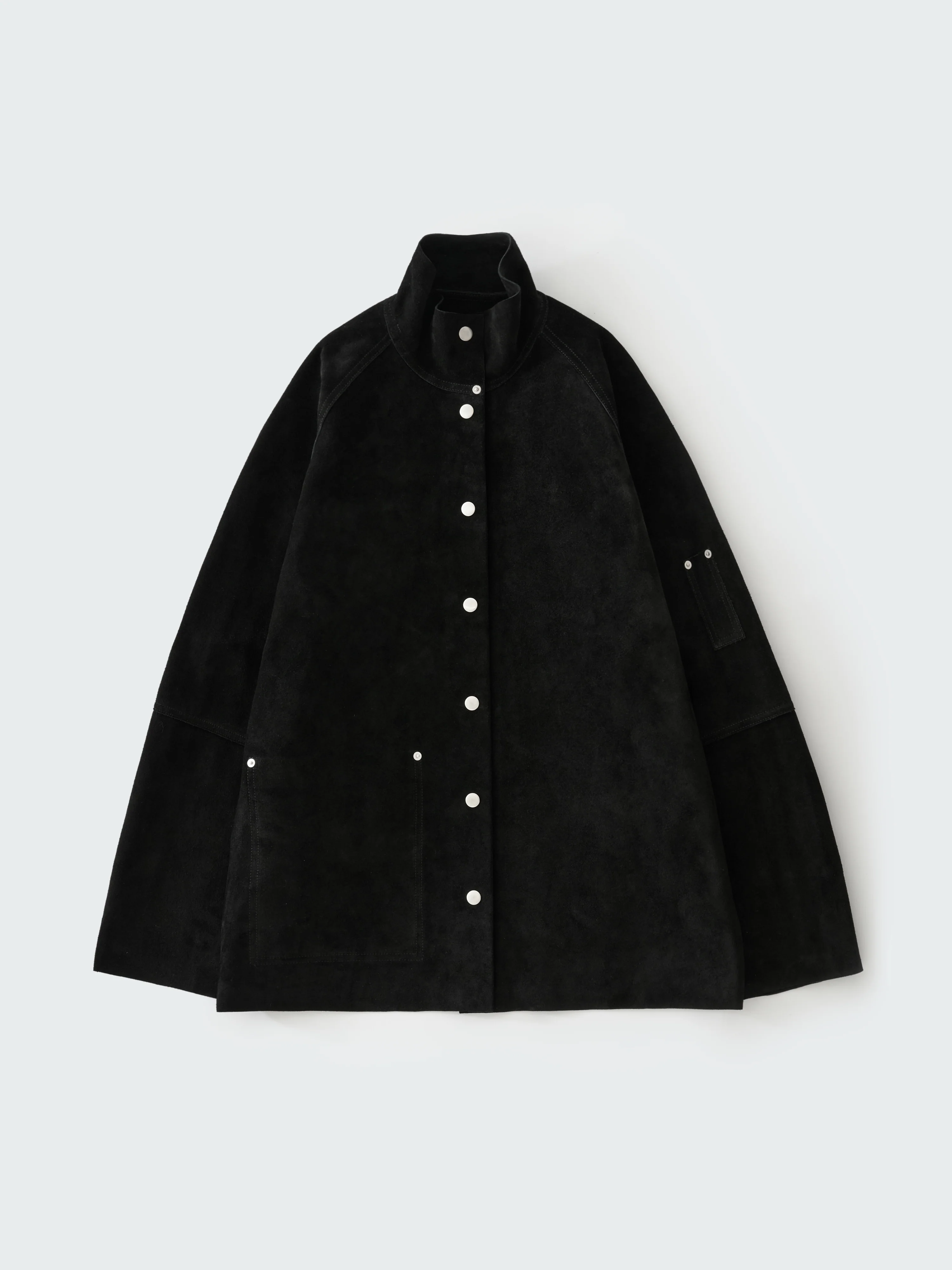 Dash Suede Jacket in Black - Image 9
