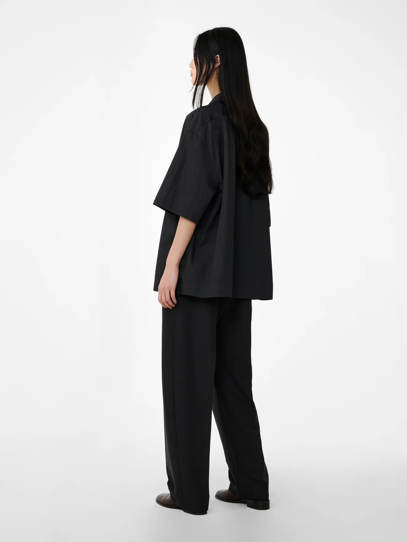 Delos Viscose Shirt in Coal - Image 3