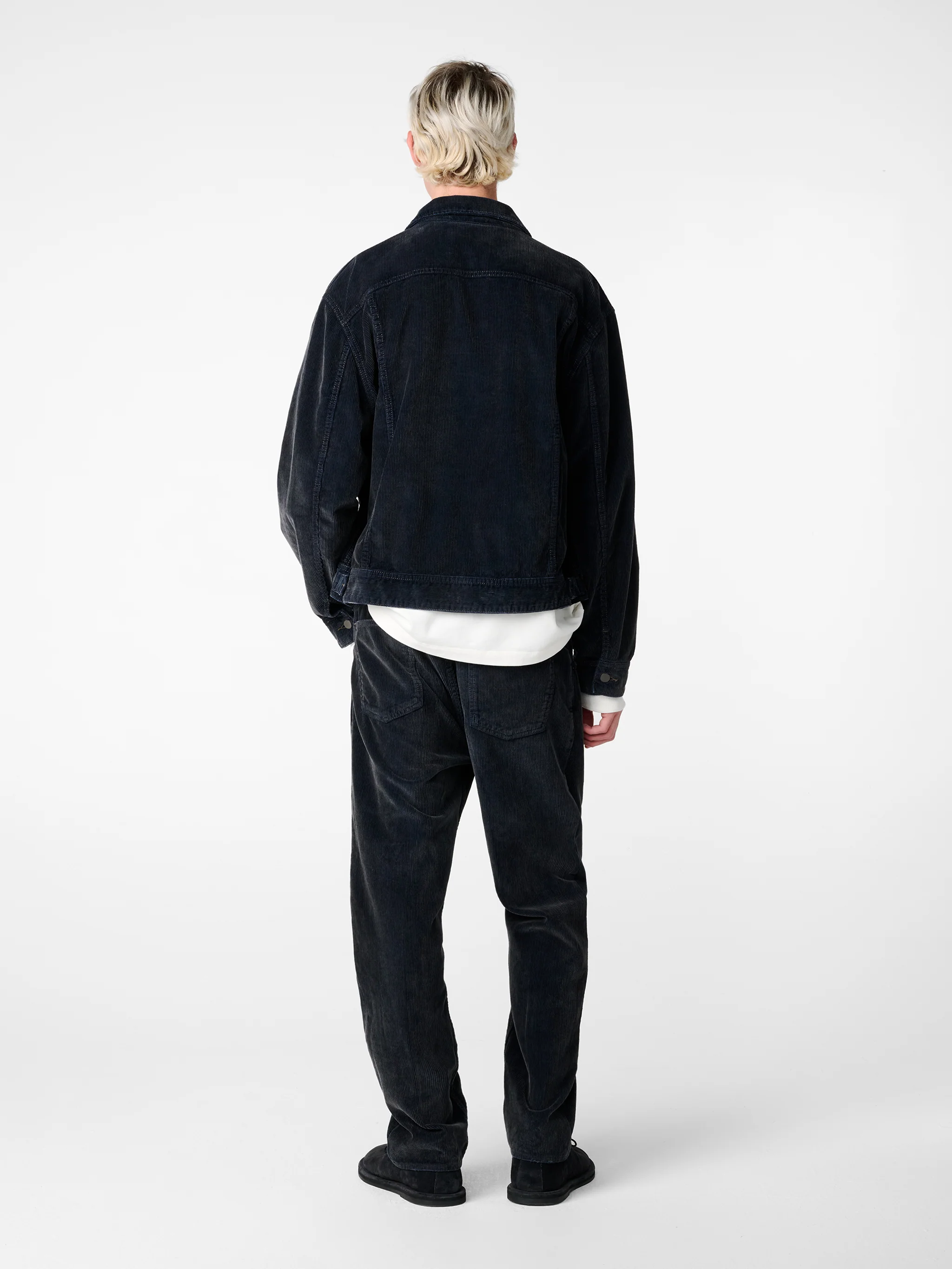 Derby Corduroy Jacket in Faded Blue - Image 3