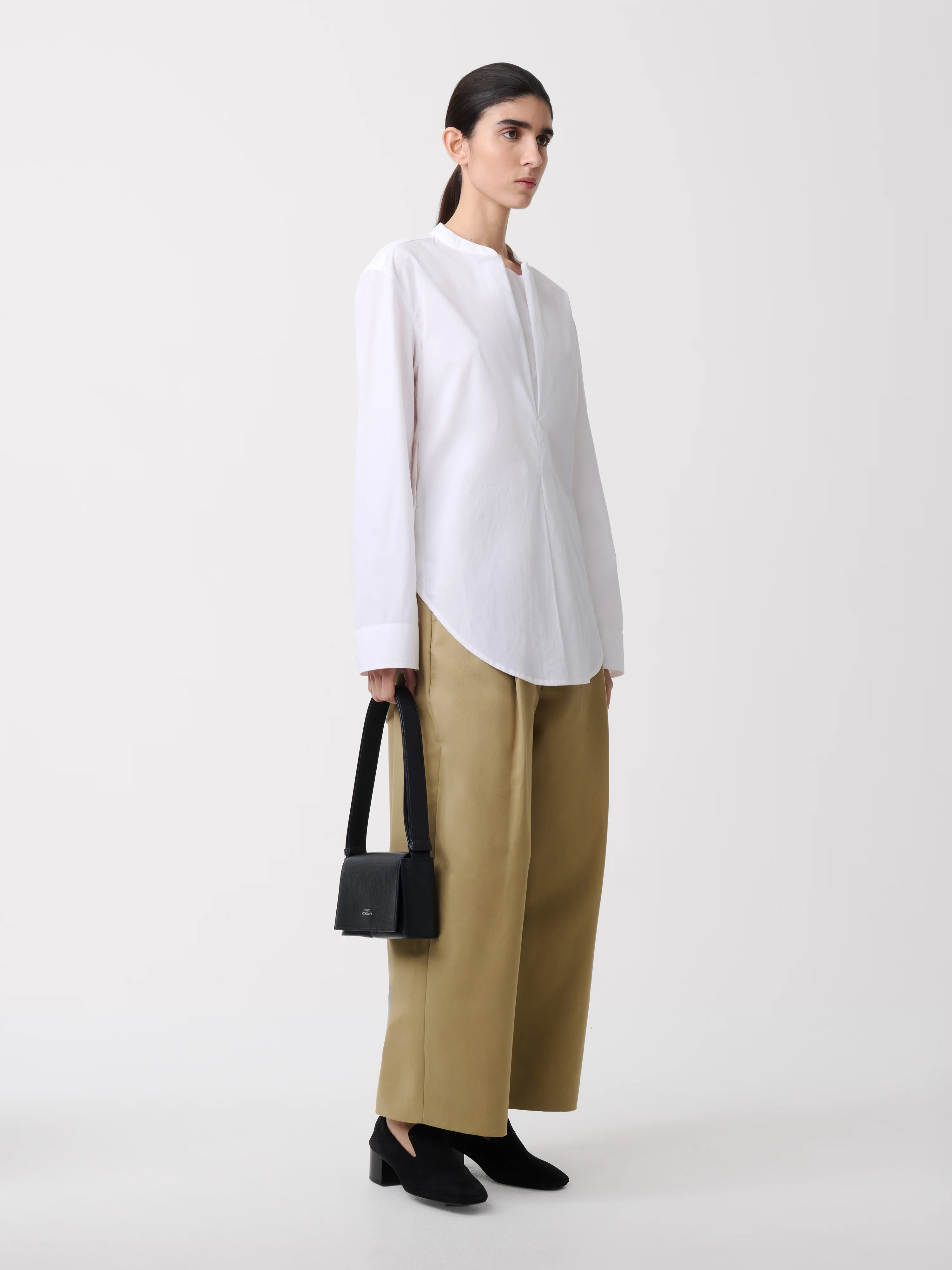 Dordoni Volume Pant in Tan - Image 2
