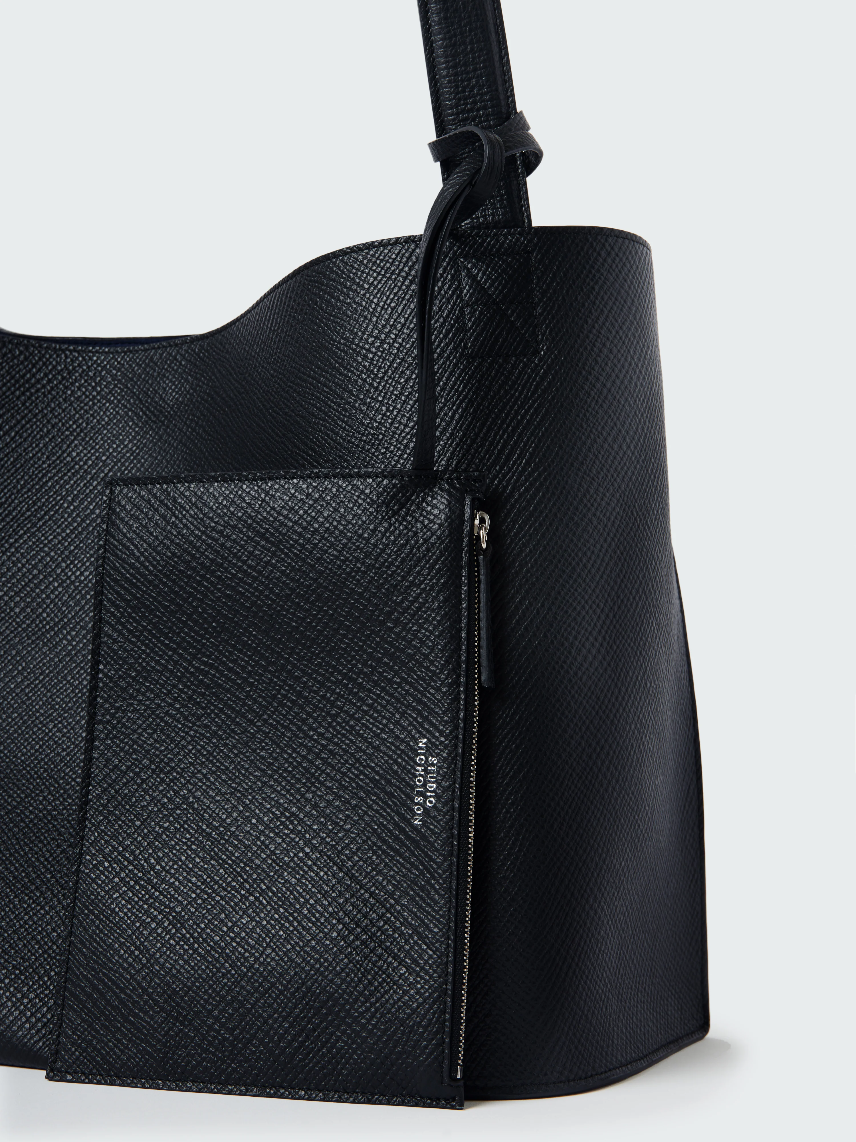 Doublet Leather Bag in Black - Image 10