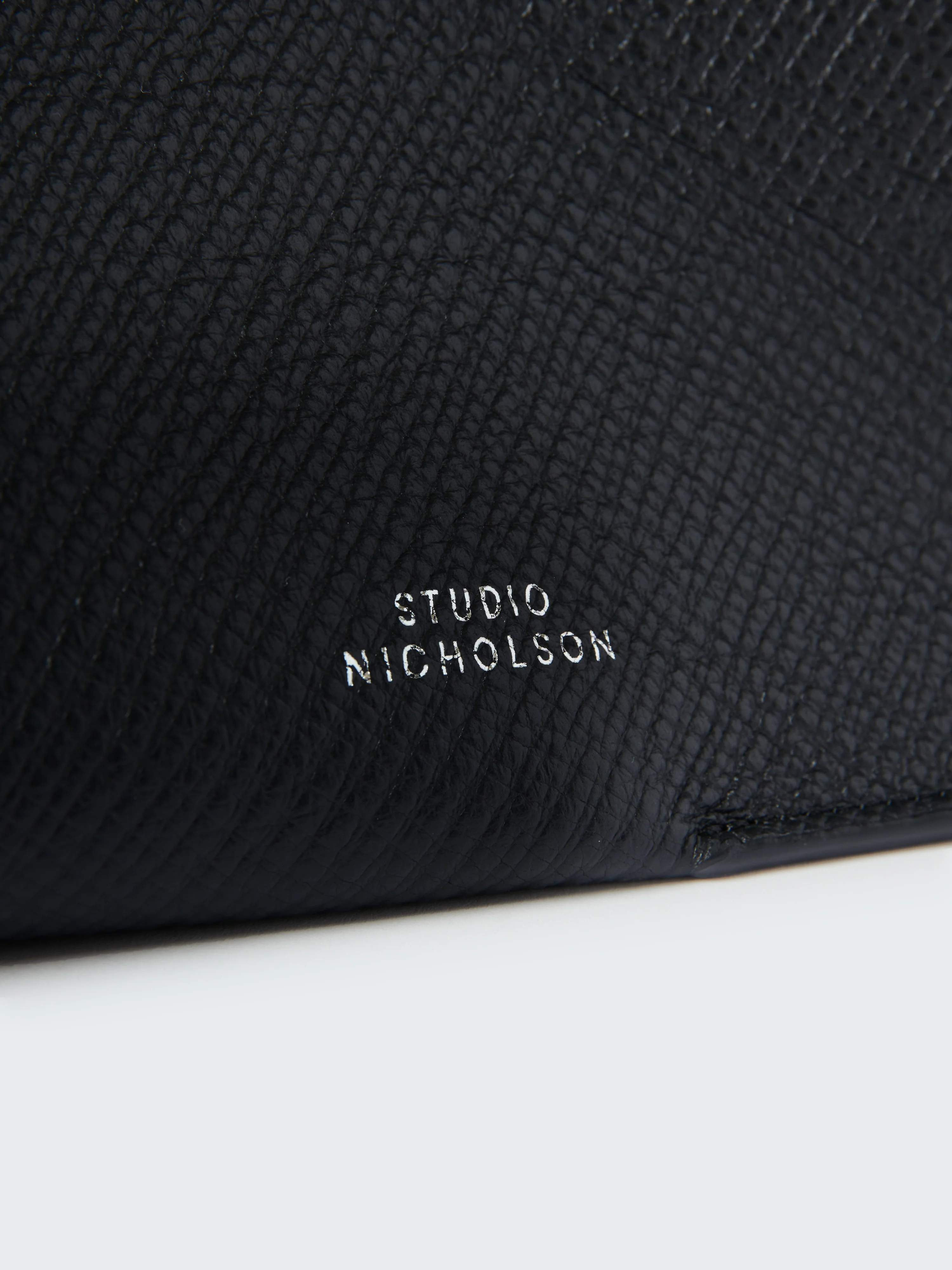 Doublet Leather Bag in Black - Image 12