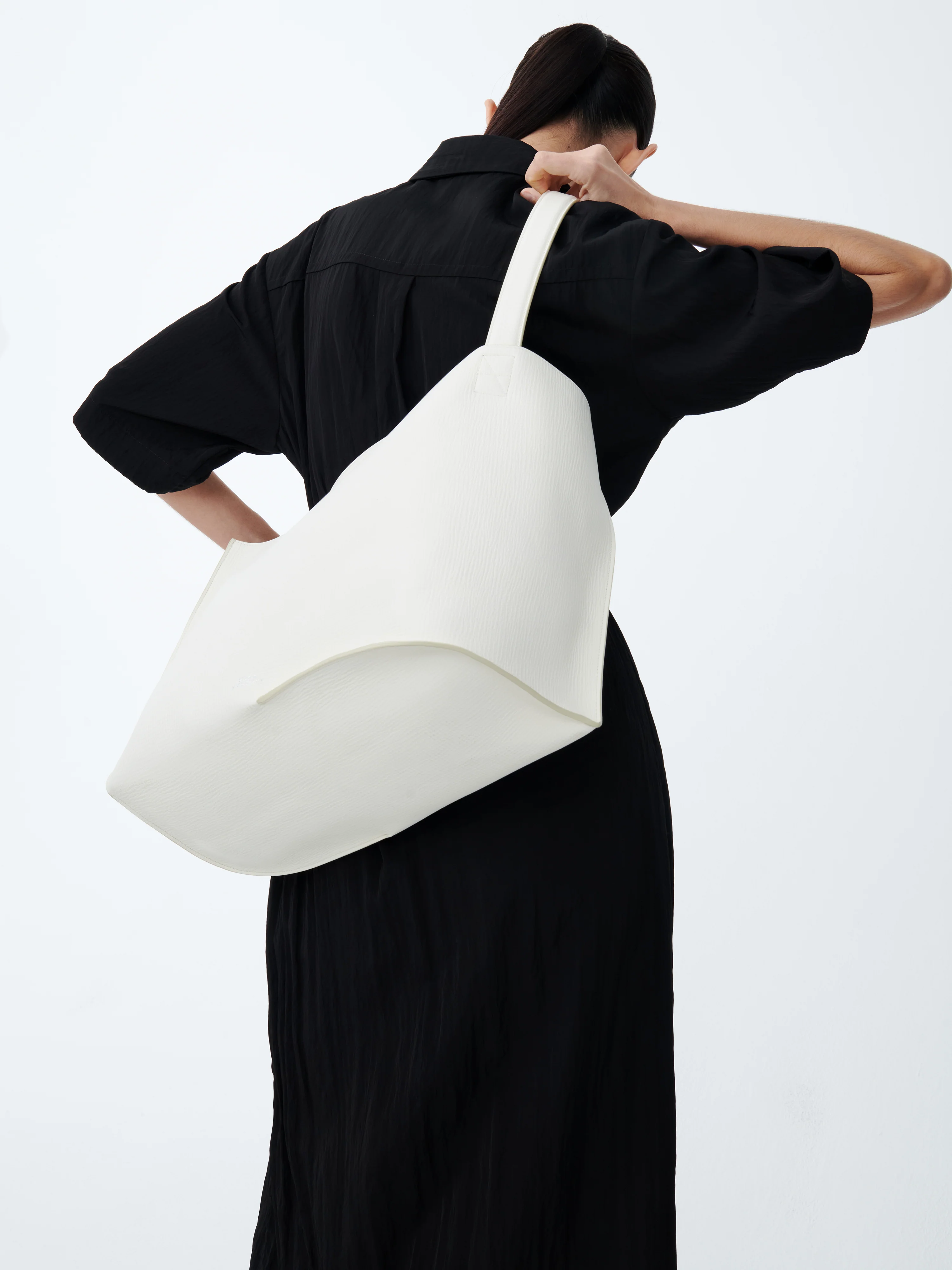 Doublet Leather Bag in Parchment - Image 3