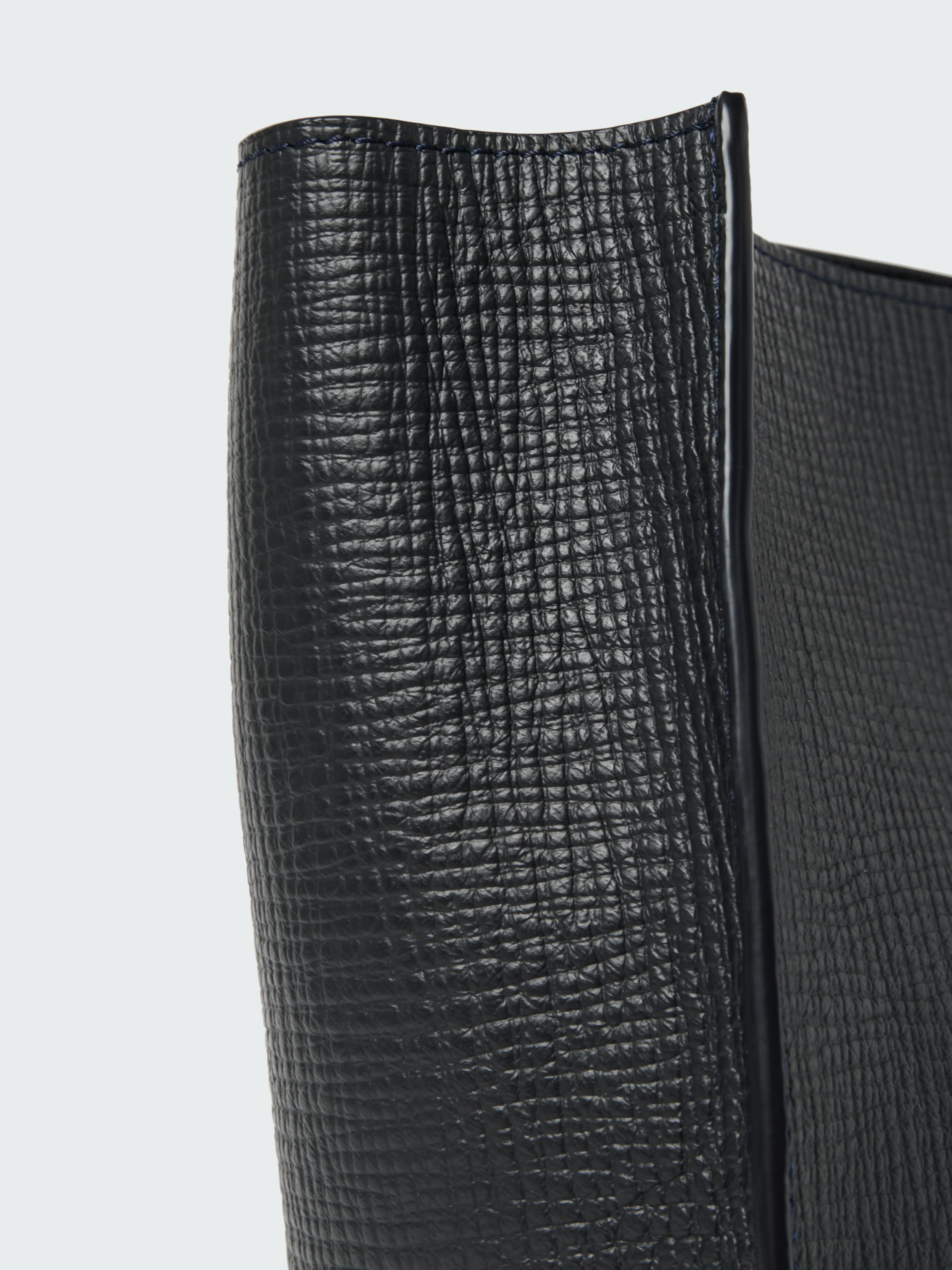 Doublet Leather Medi Bag in Darkest Navy - Image 6