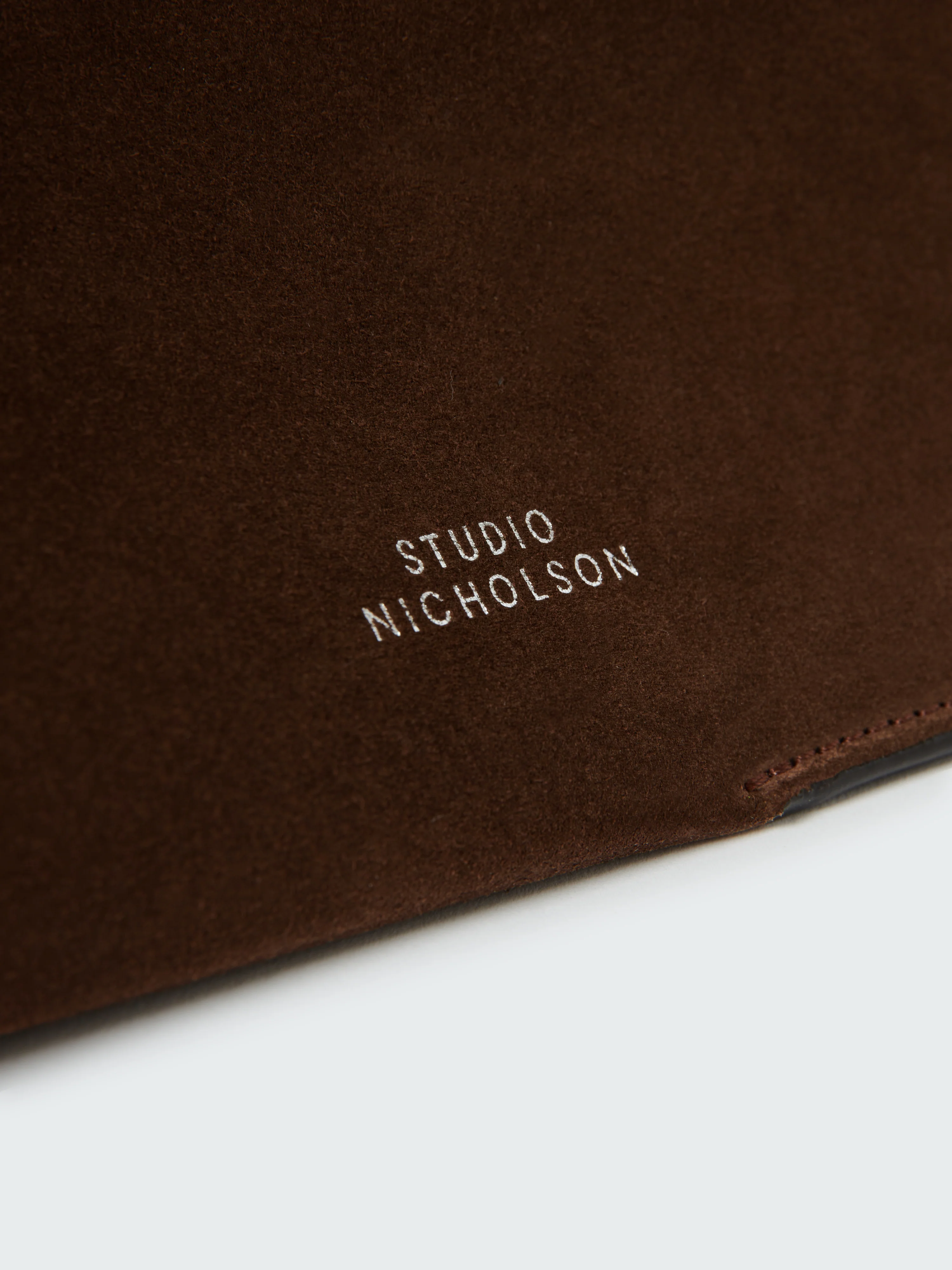 Doublet Suede Bag in Cocoa - Image 10