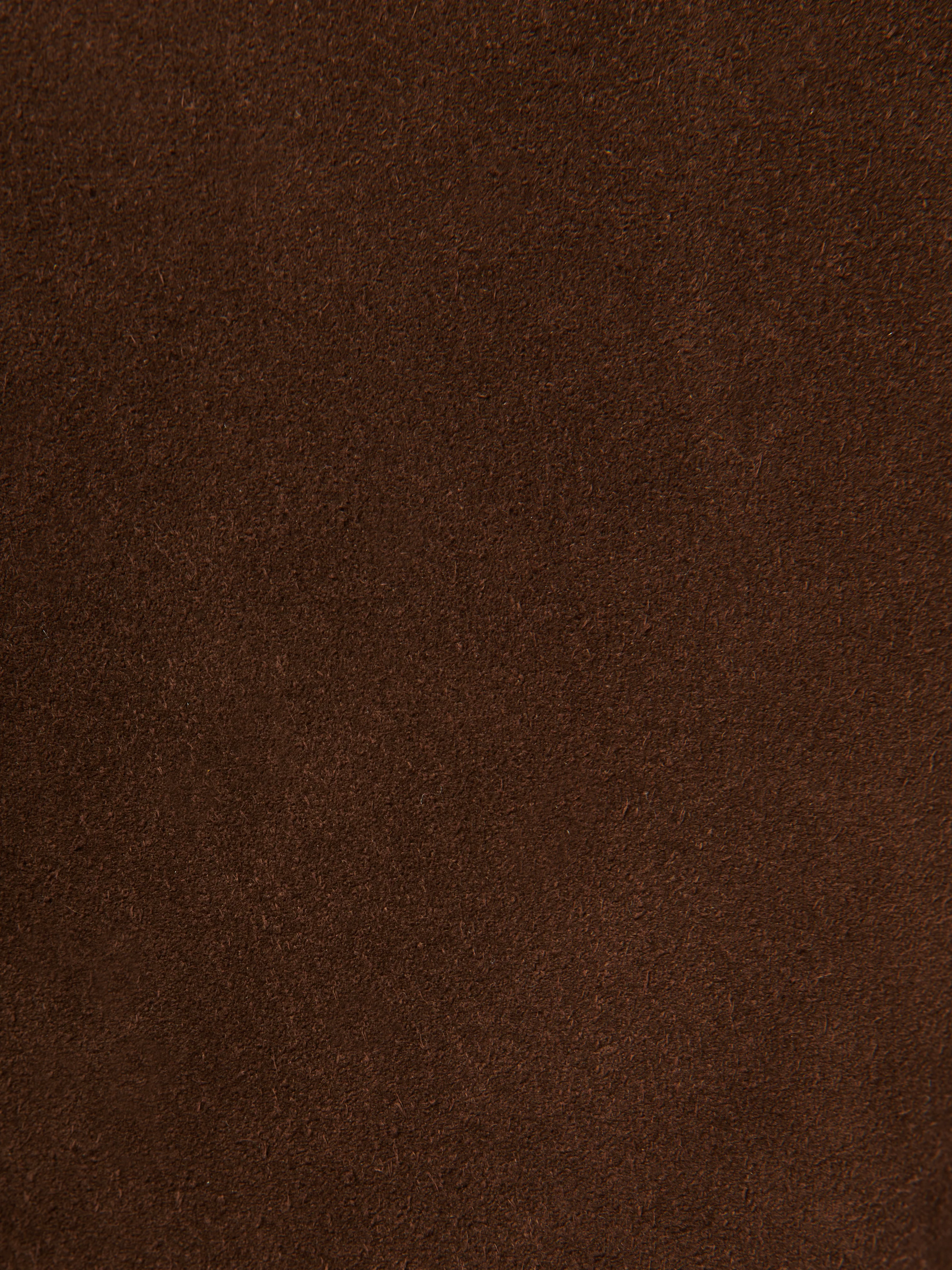Doublet Suede Bag in Cocoa - Image 11