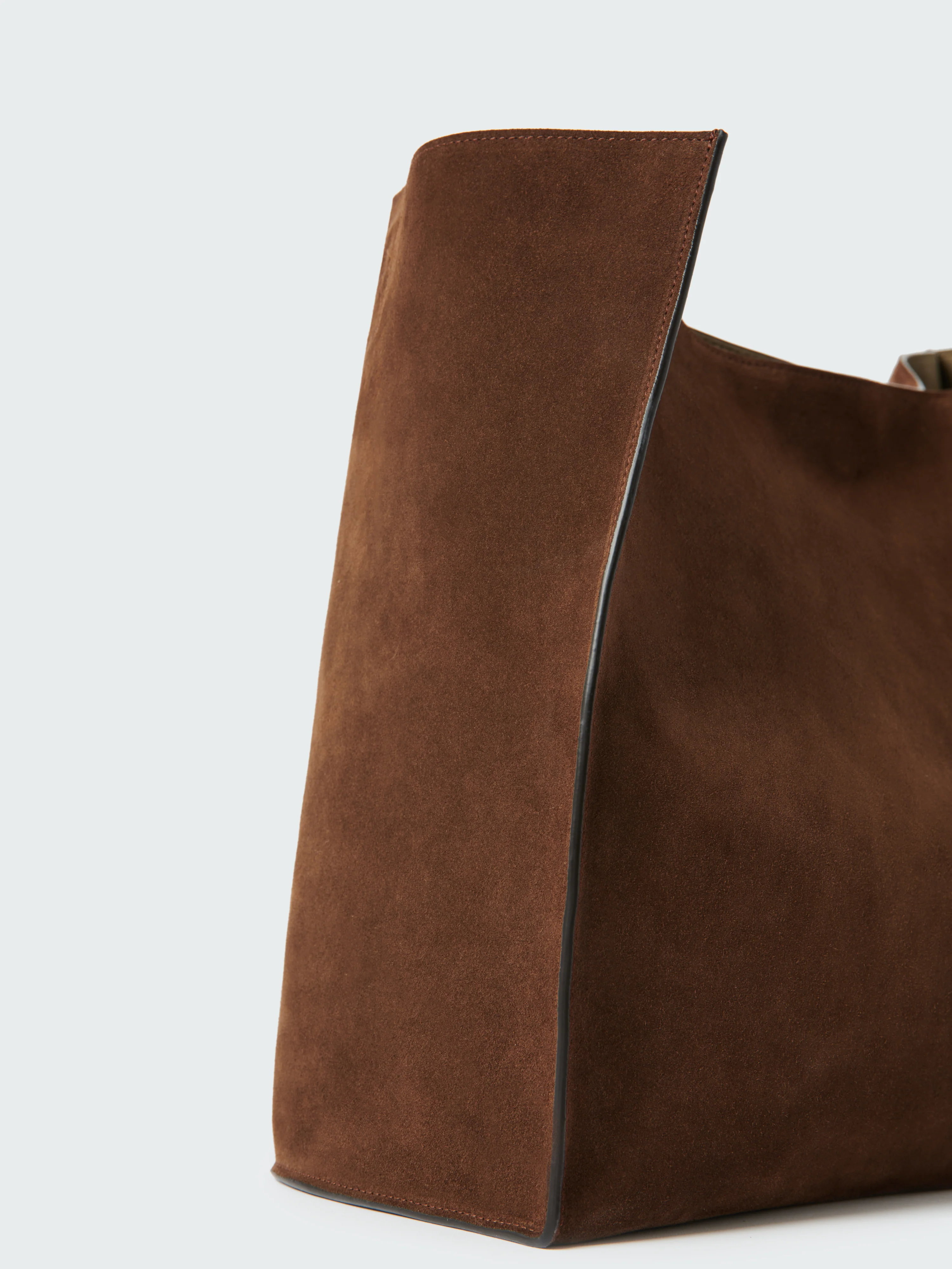 Doublet Suede Bag in Cocoa - Image 9