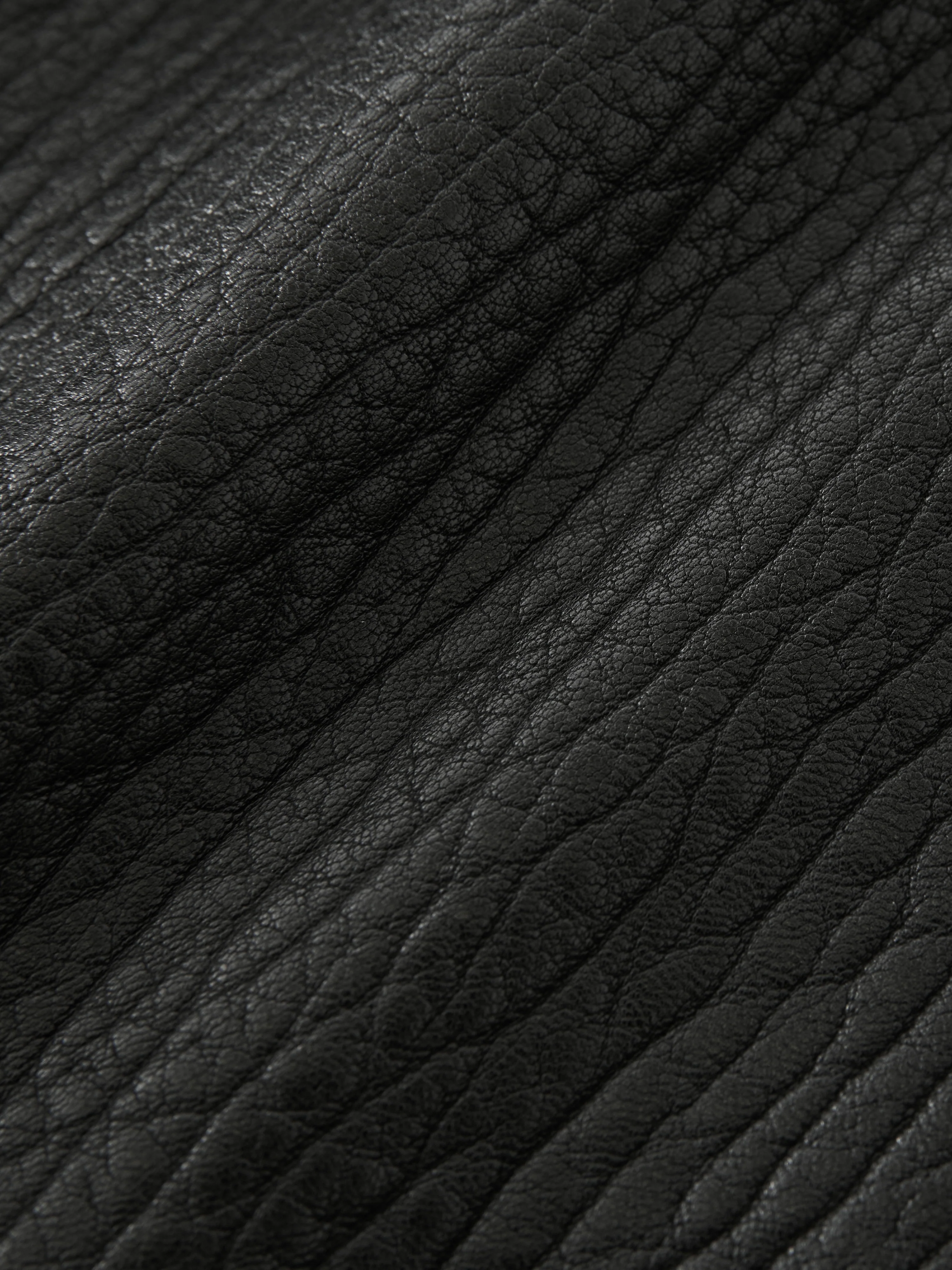Doyard Leather Jacket in Black - Image 10