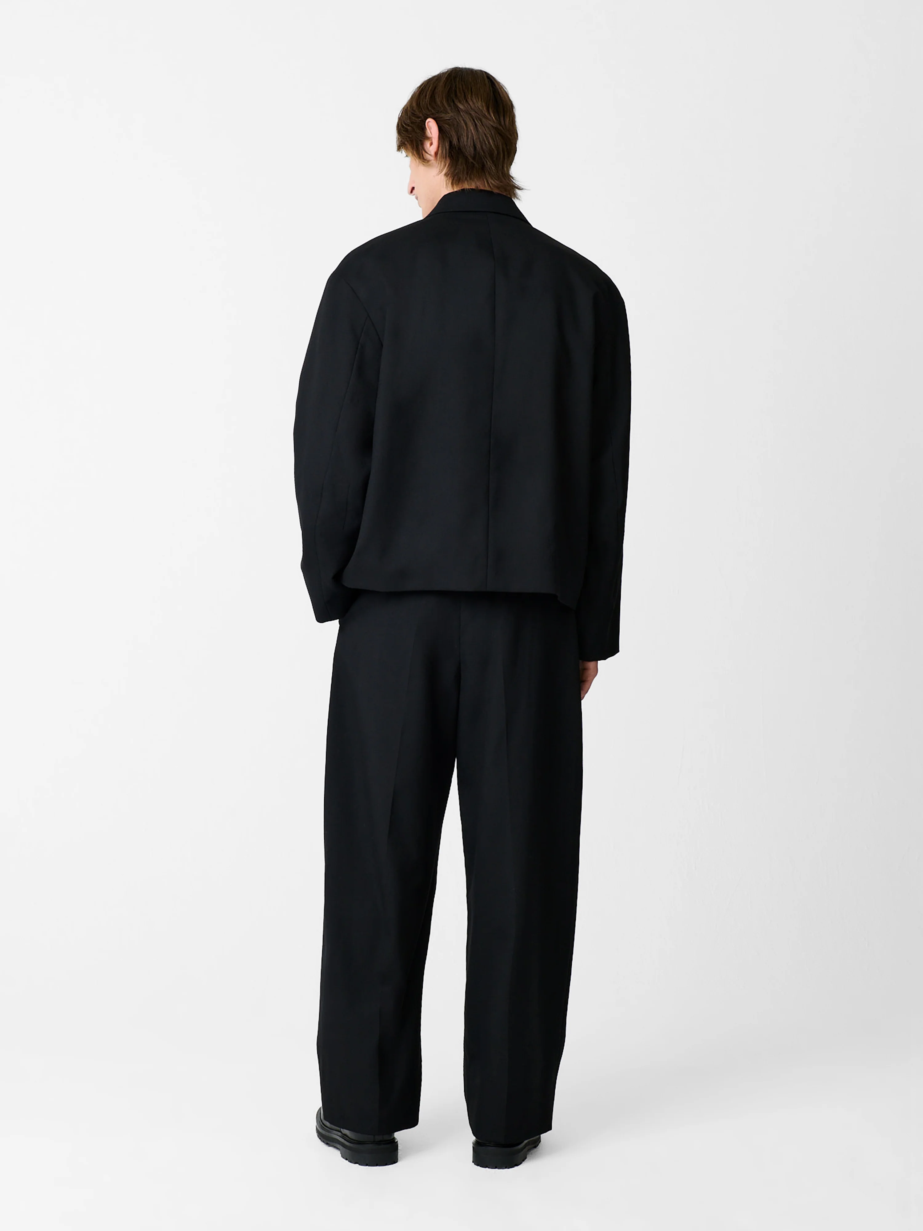 Ferro Wool Jacket in Black - Image 4
