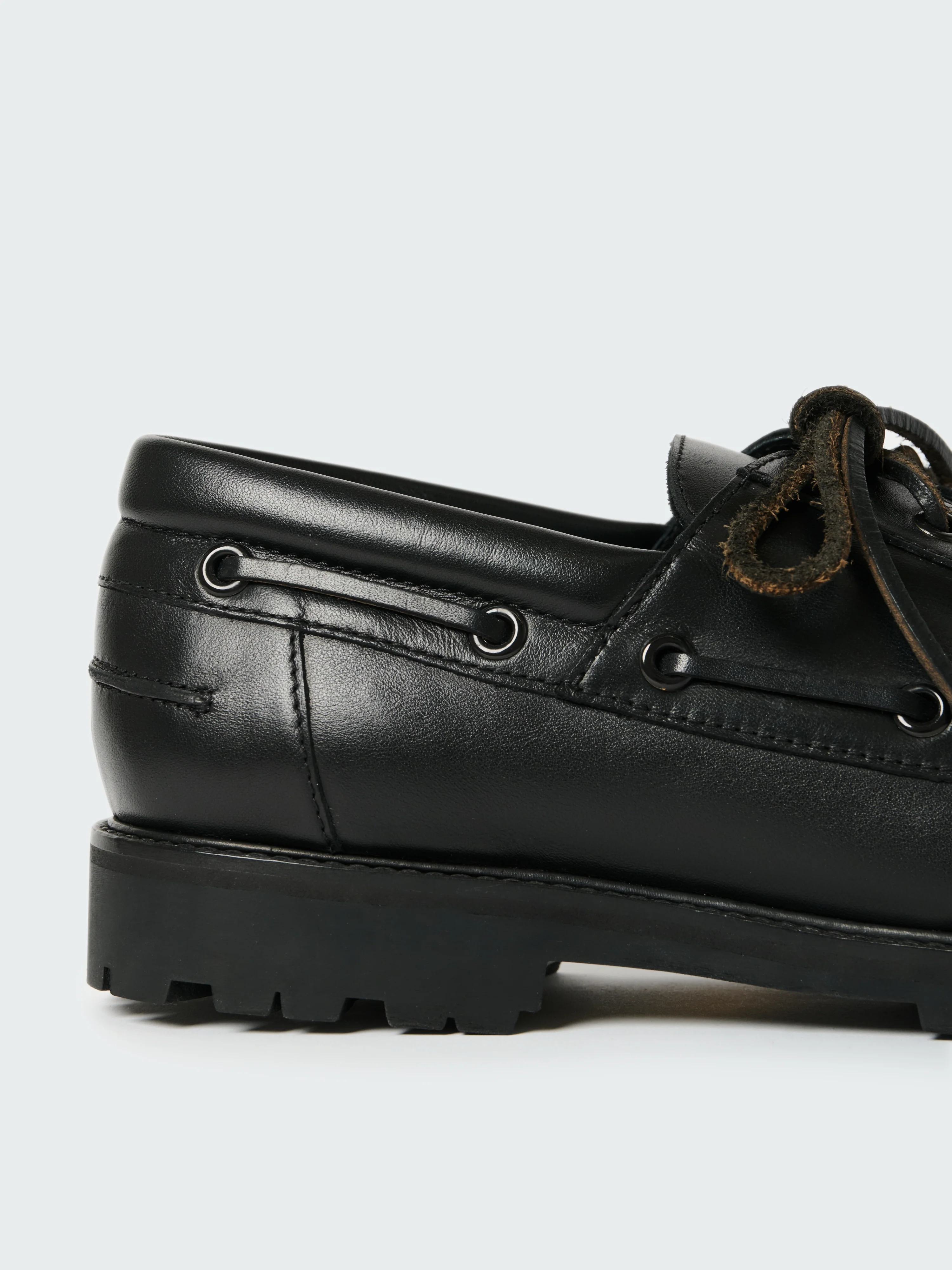 Guston Leather Shoe in Black - Image 4