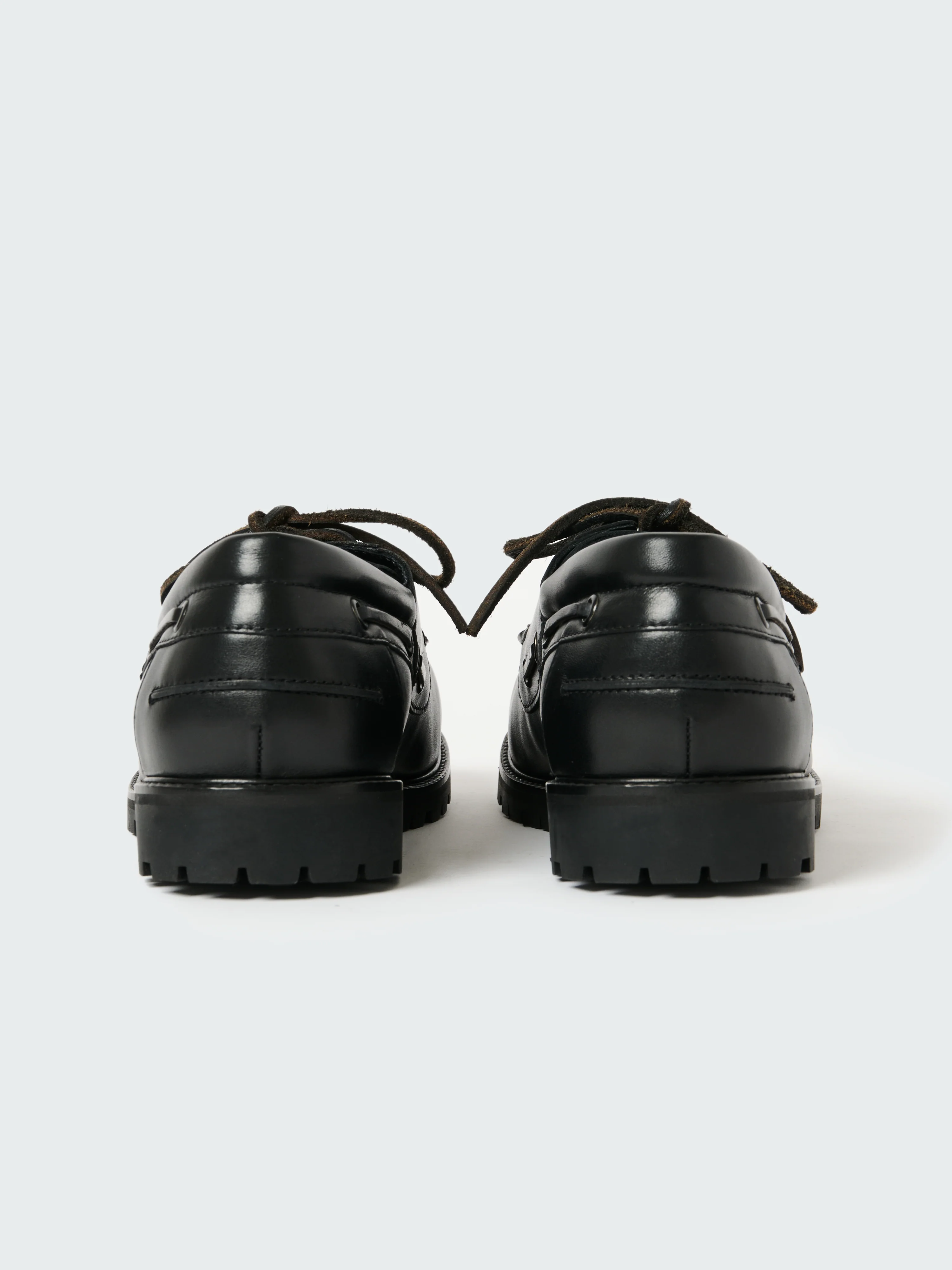 Guston Leather Shoe in Black - Image 5