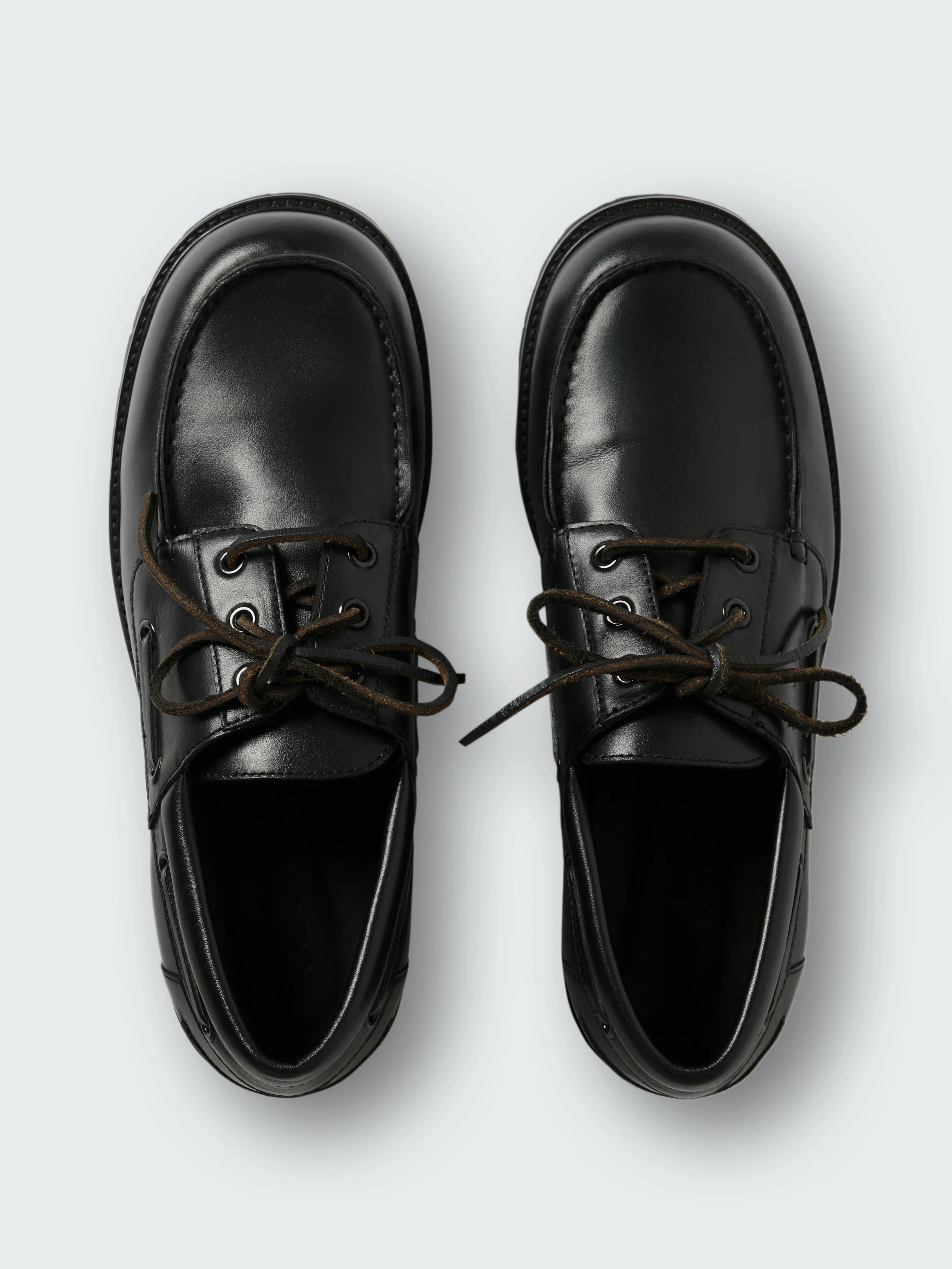 Guston Leather Shoe in Black - Image 6