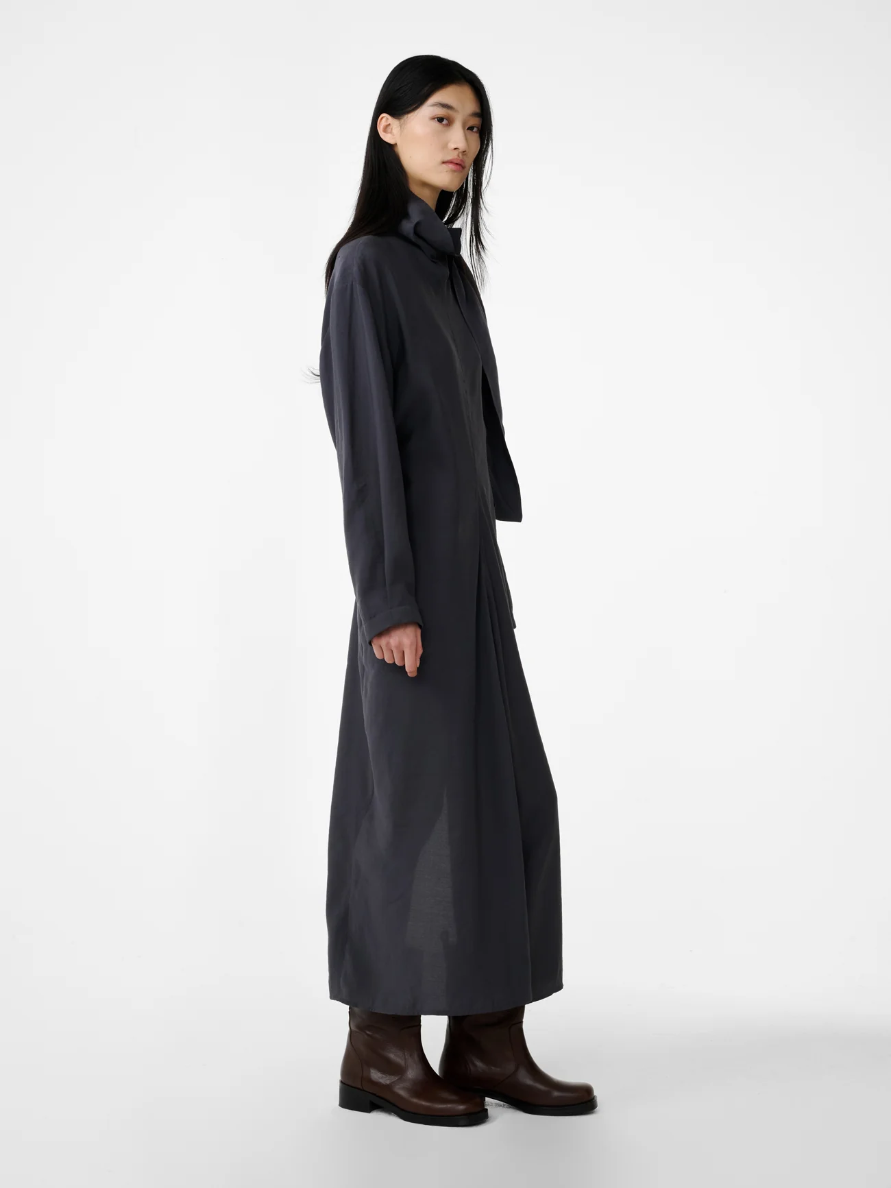 Haria Dress in Coal - Image 2