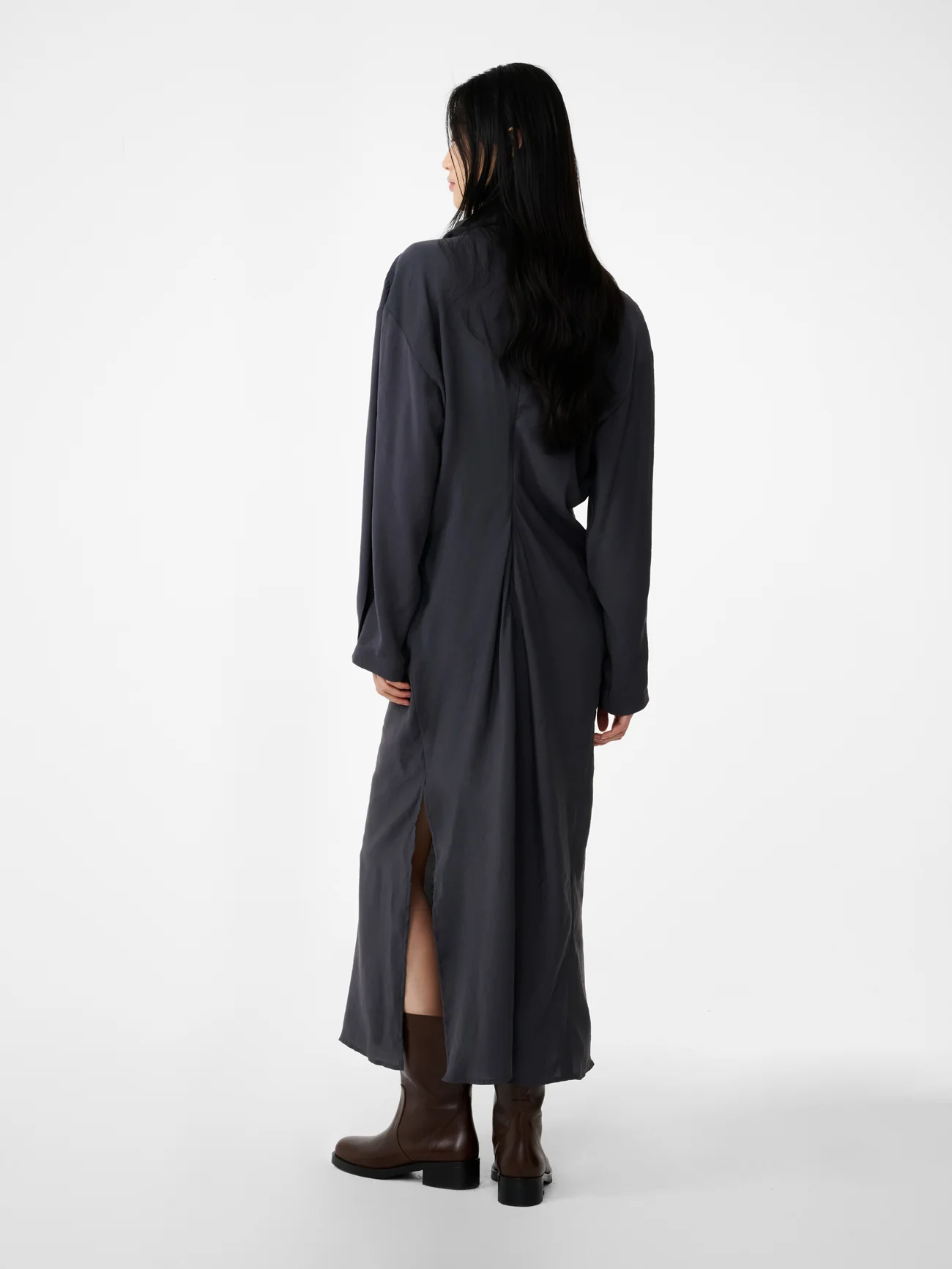 Haria Dress in Coal - Image 3