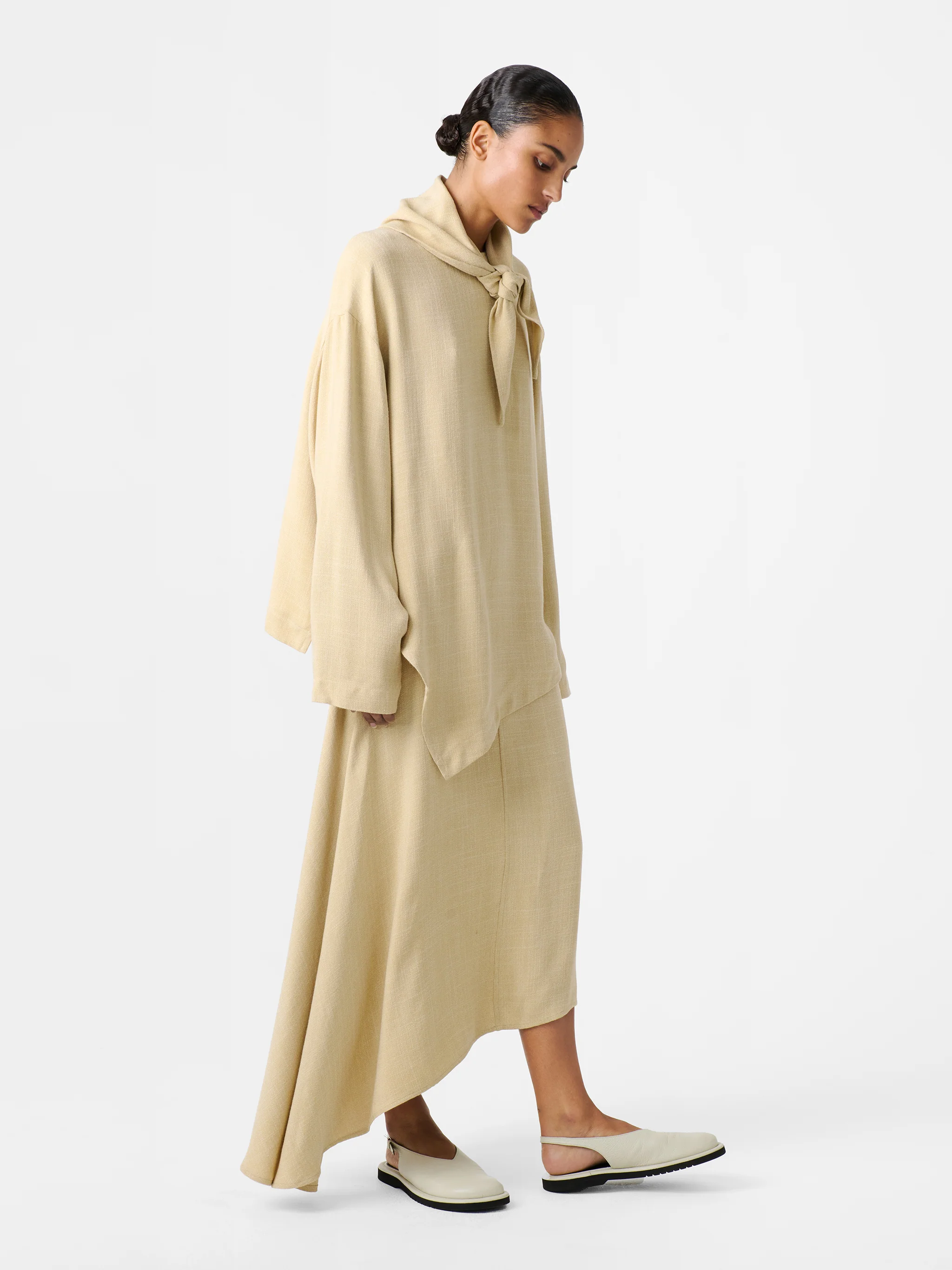 Hirta Skirt in Straw - Image 3