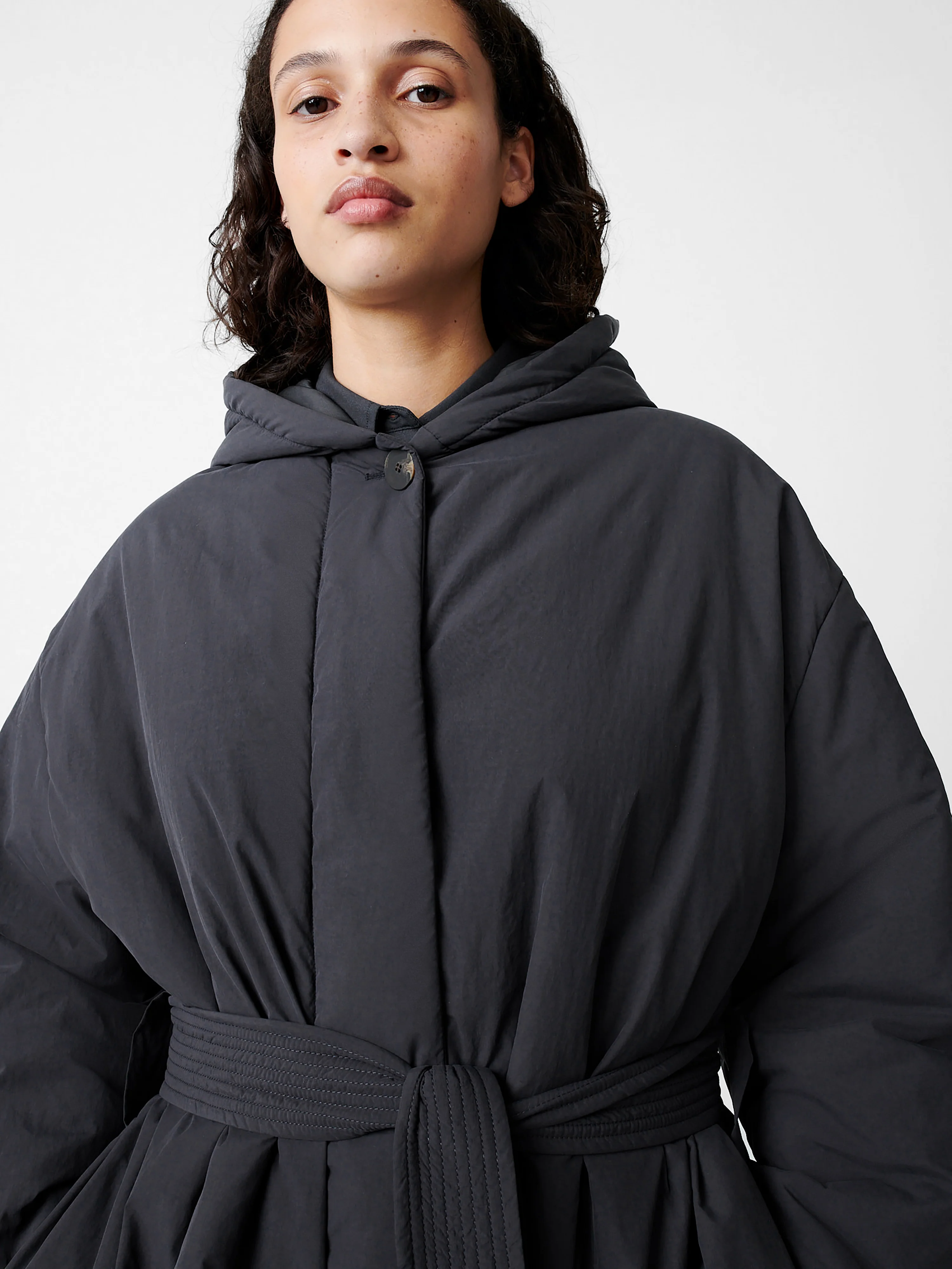 Kariba Ecodown Coat in Darkest Navy - Image 6