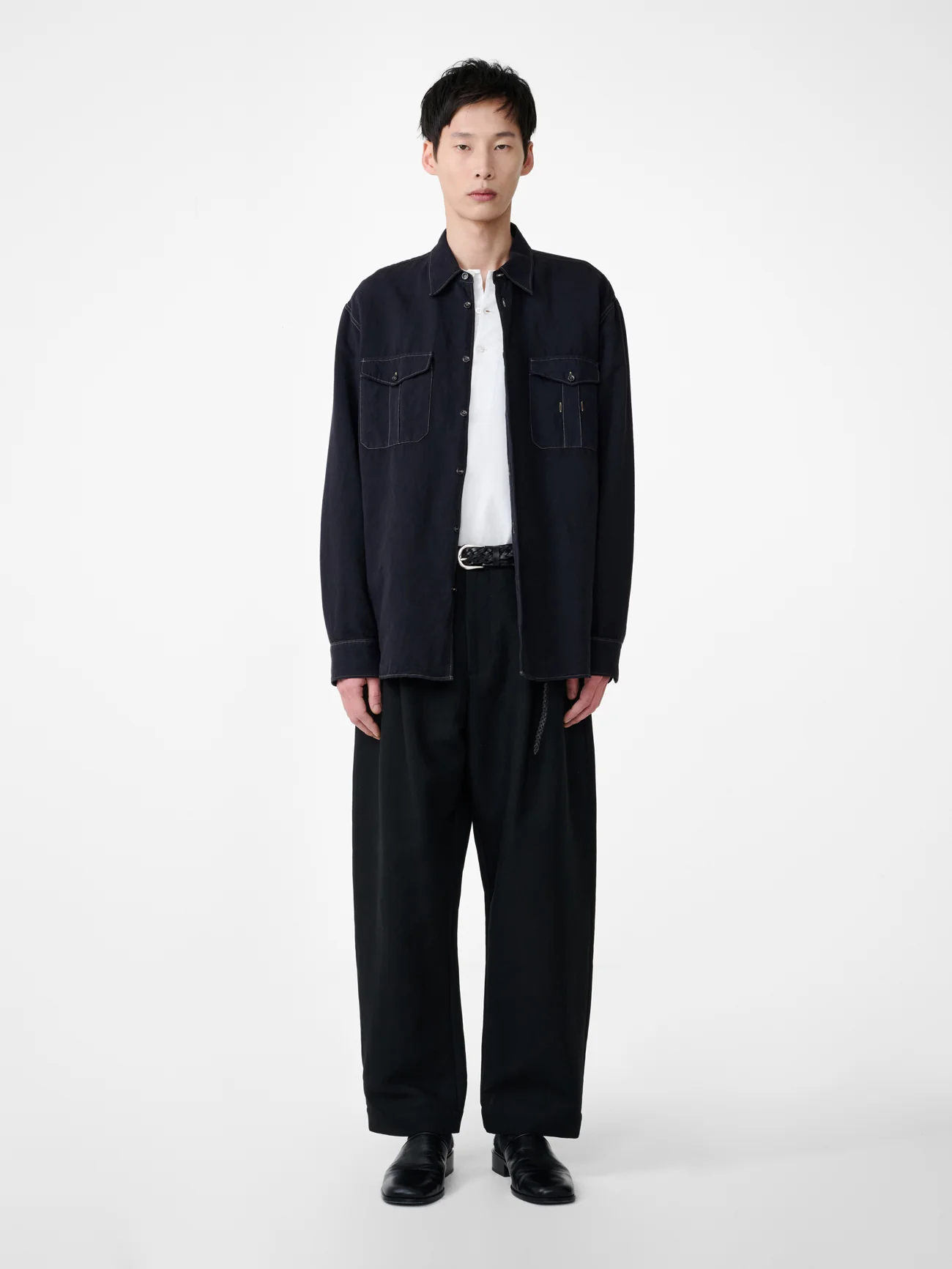 Louro Shirt in Black Grape - Image 3