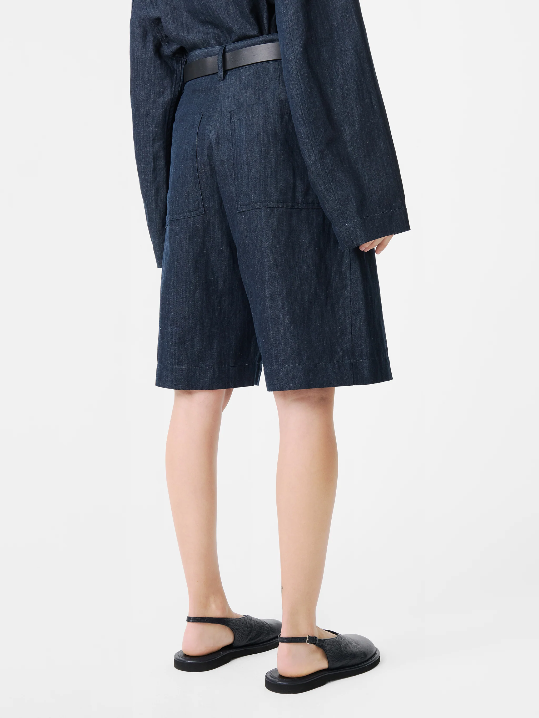 Luna Short in Indigo - Image 6