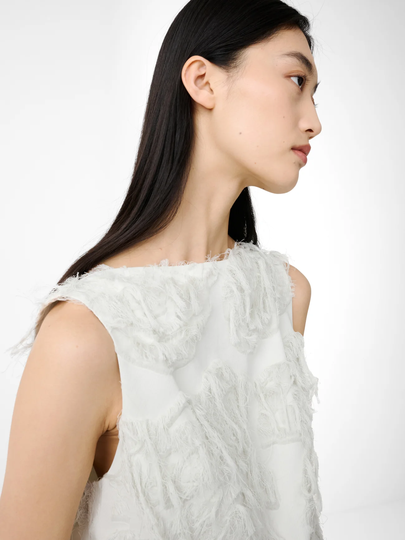 Mager Top in Bone