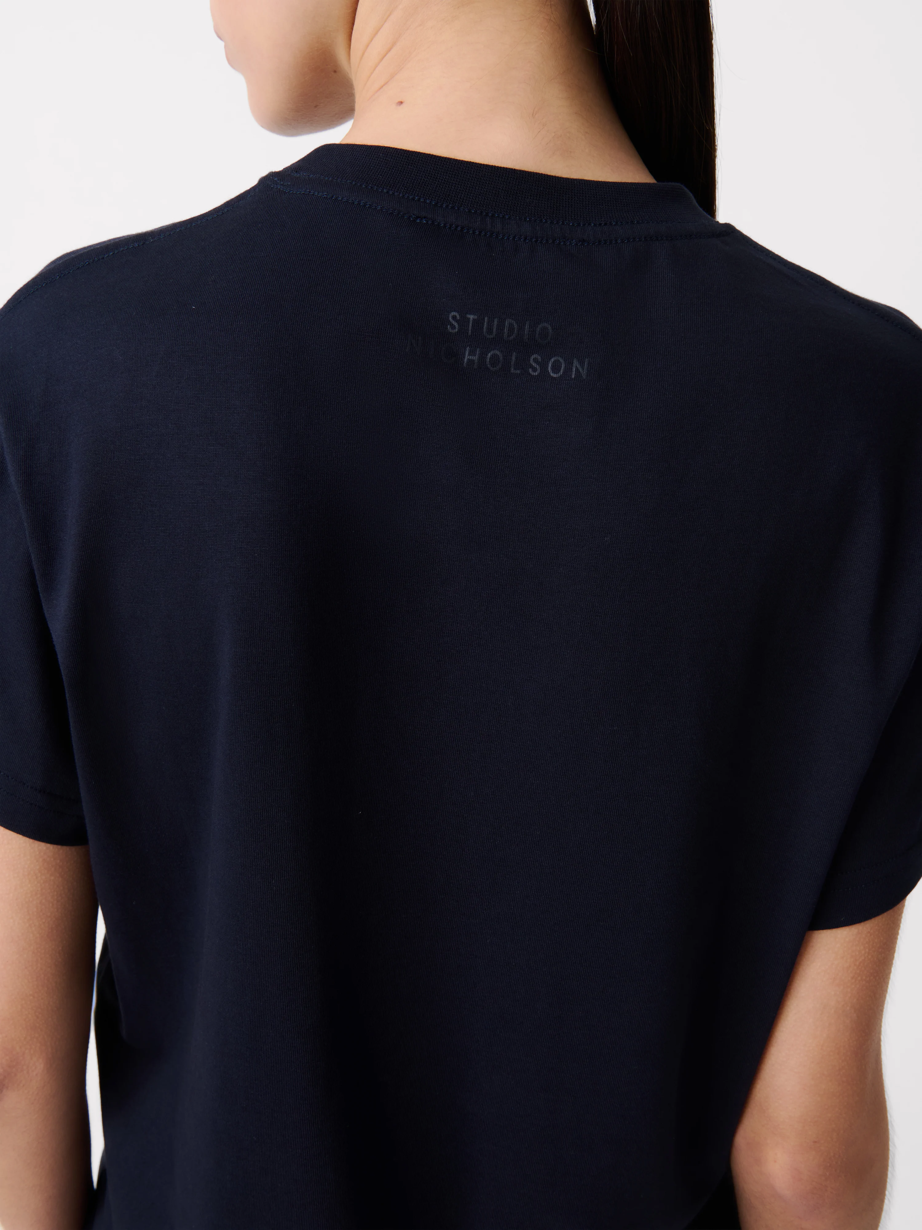 Marine T-Shirt in Darkest Navy - Image 5