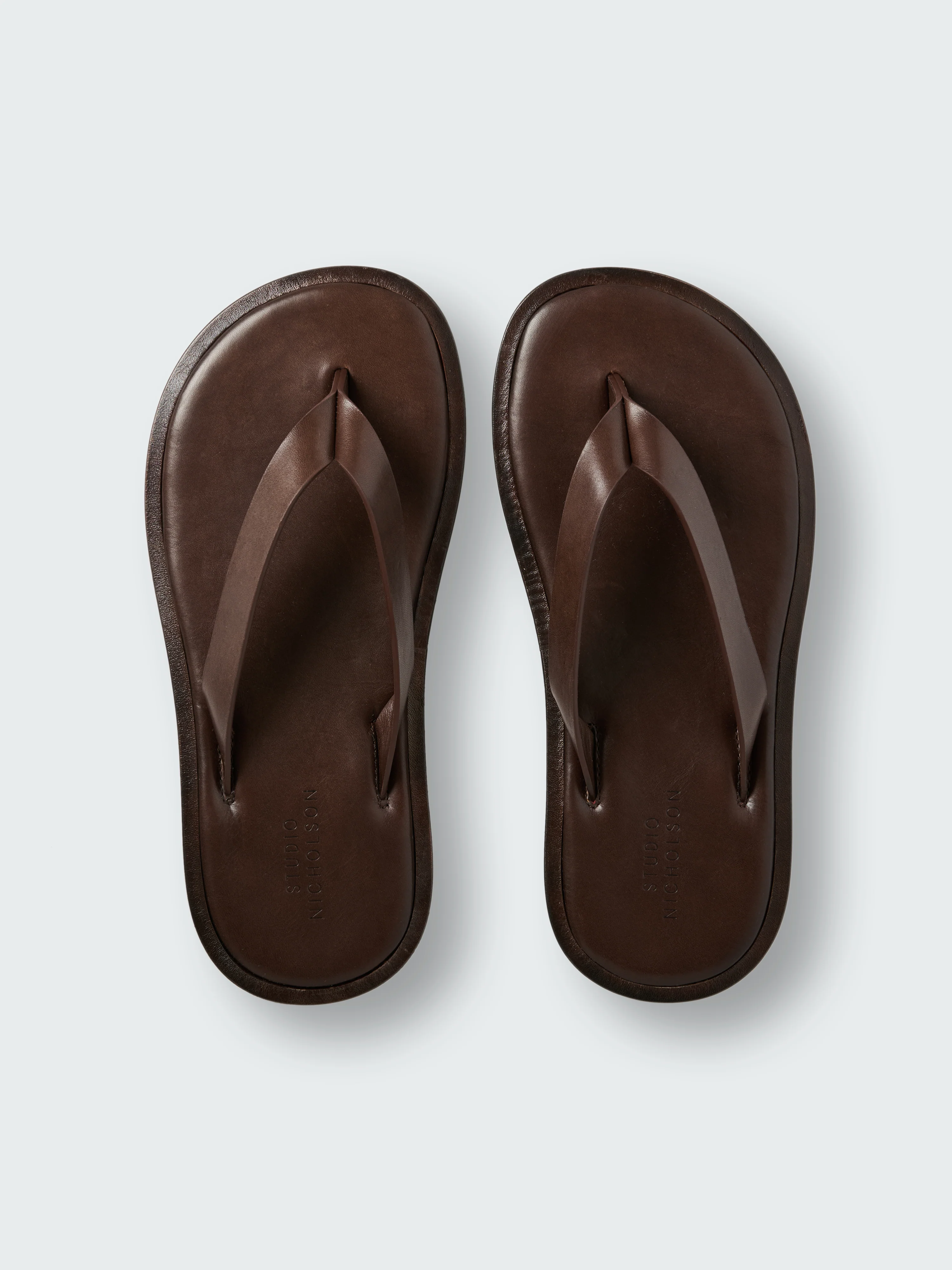 Men's Curren Leather Sandal in Cocoa - Image 6