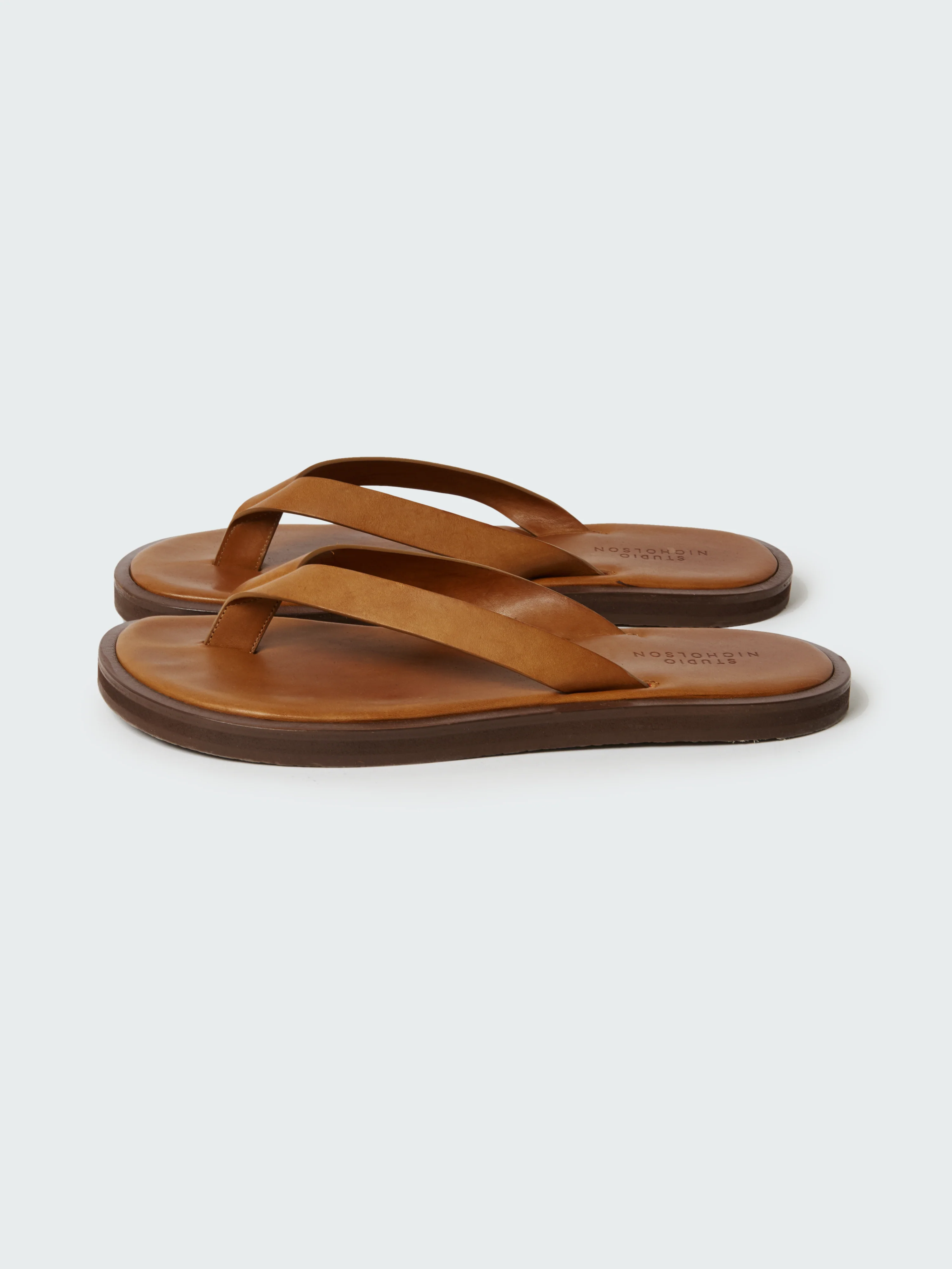 Men's Curren Leather Sandal in Sand - Image 2