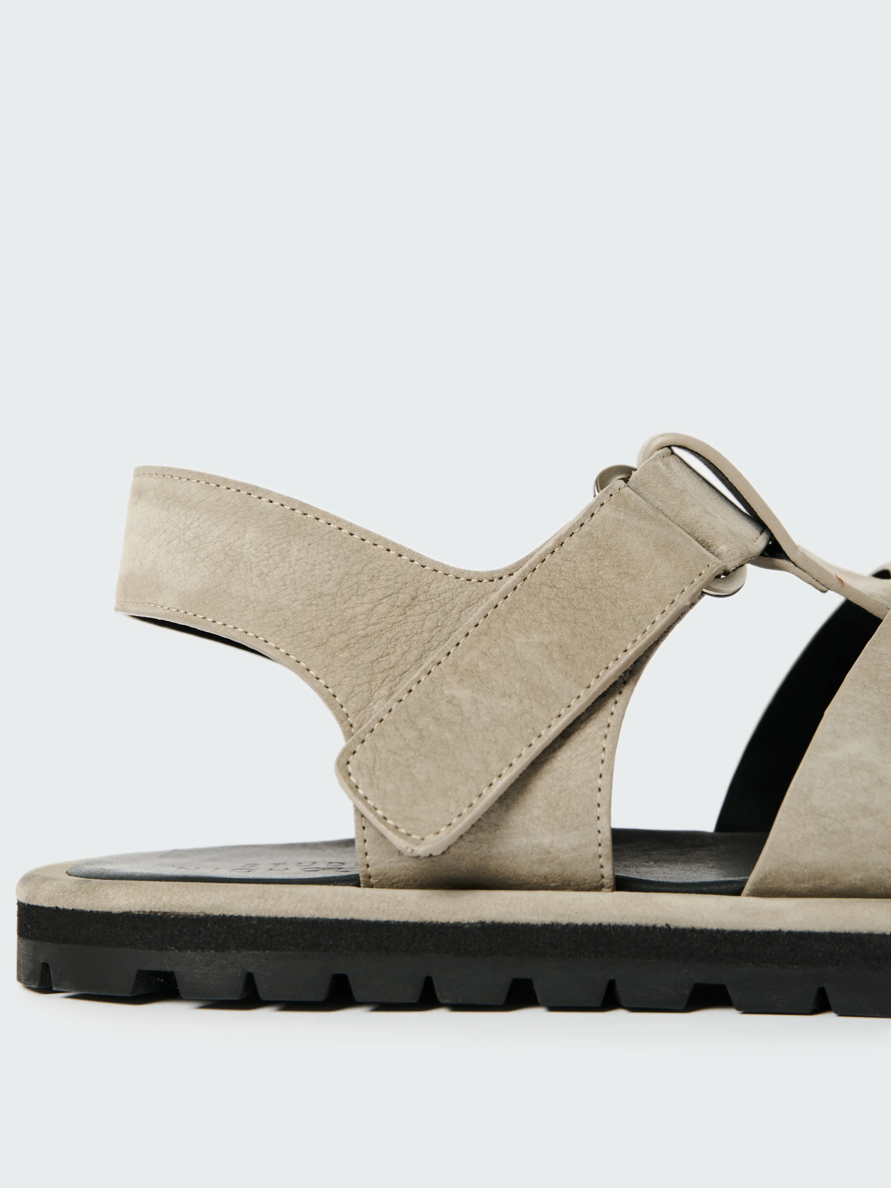 Men's Sandom Suede Sandal in Rainy Day Grey - Image 3
