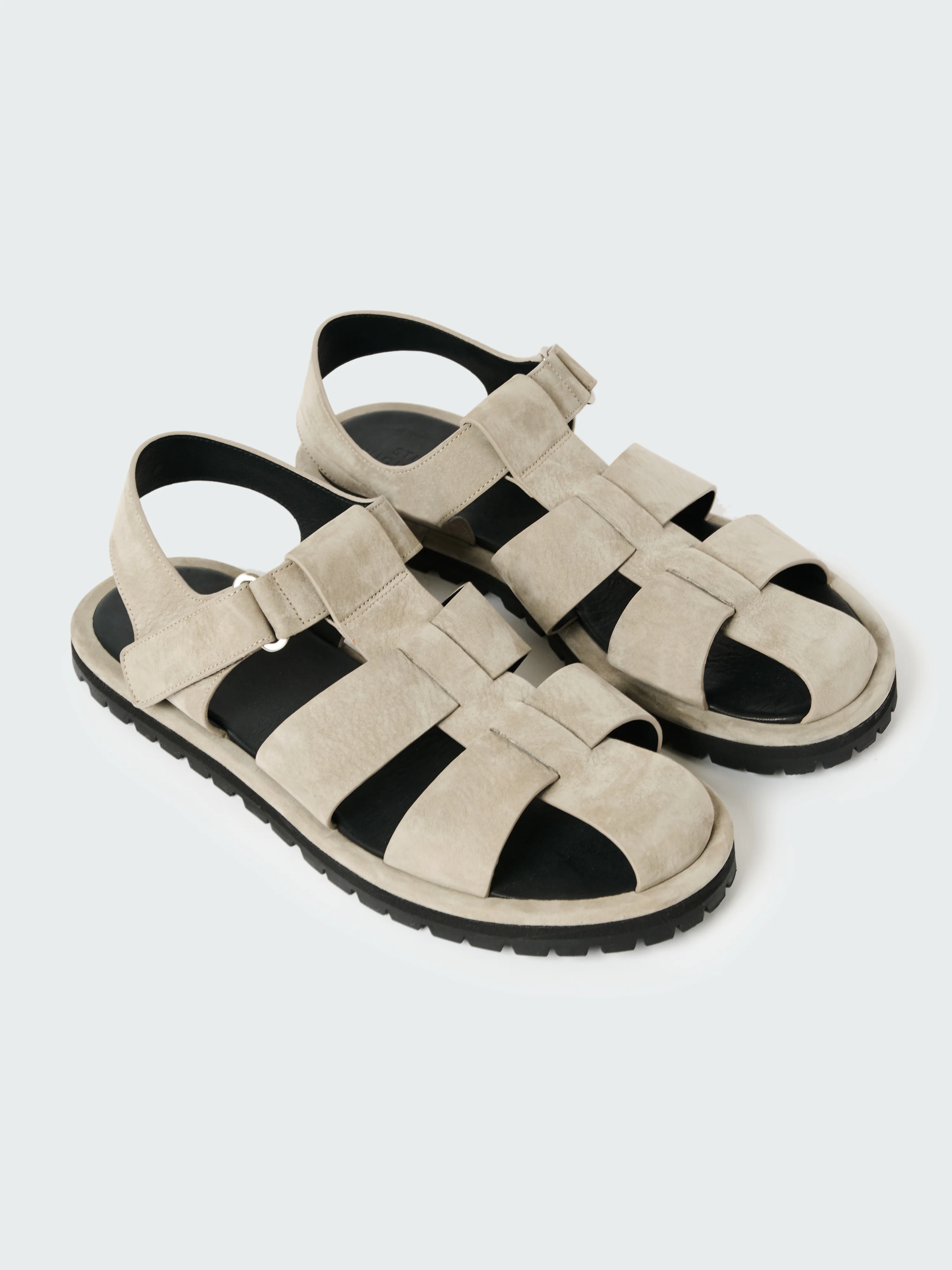 Men's Sandom Suede Sandal in Rainy Day Grey - Image 5