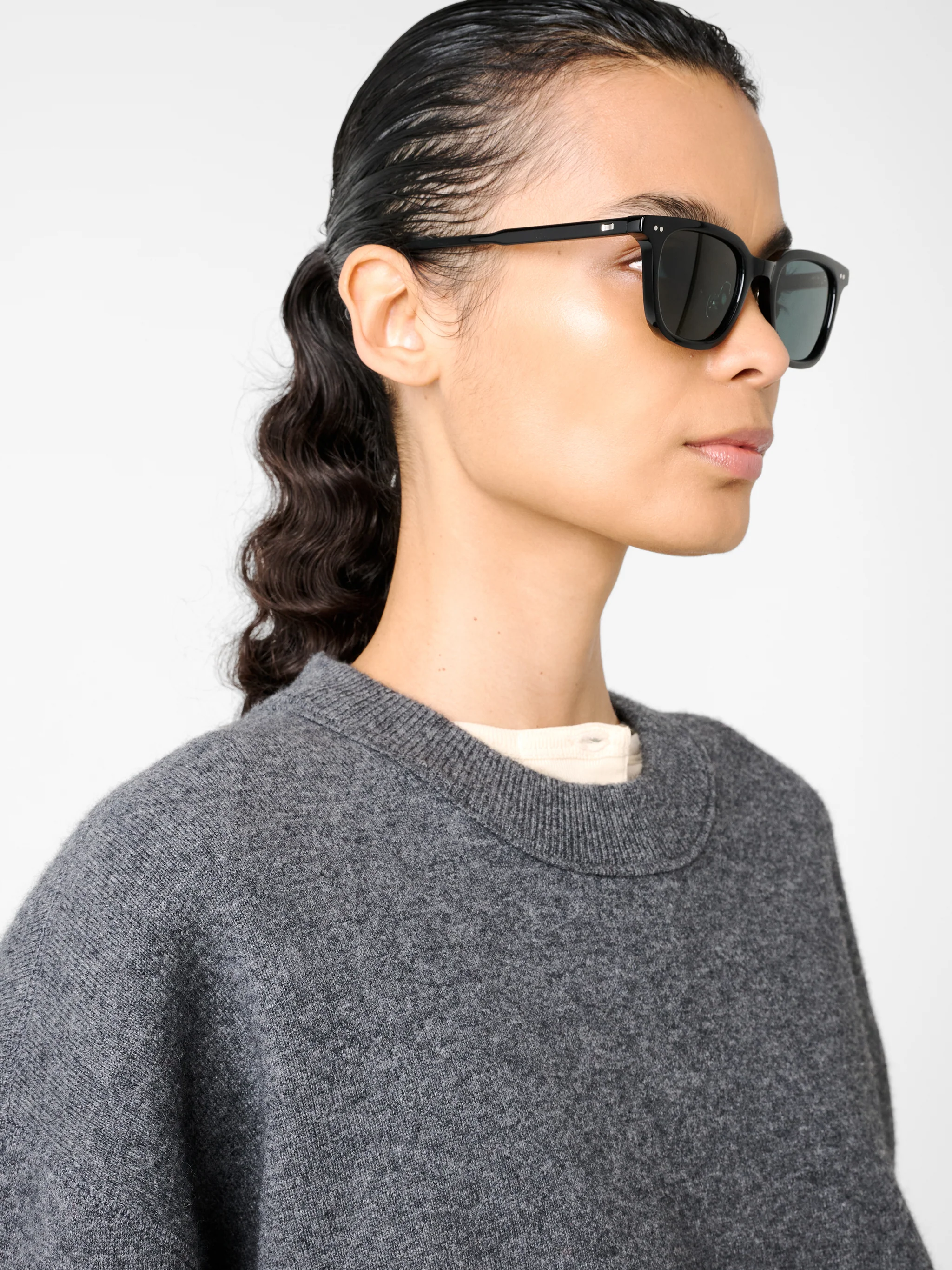 Moray Knit in Charcoal Marl - Image 10