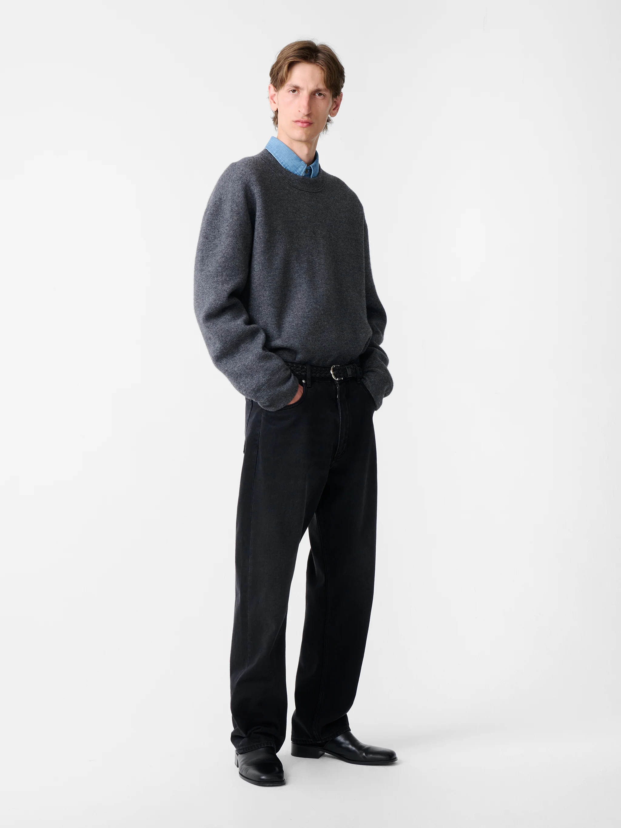 Moray Knit in Charcoal Marl - Image 4