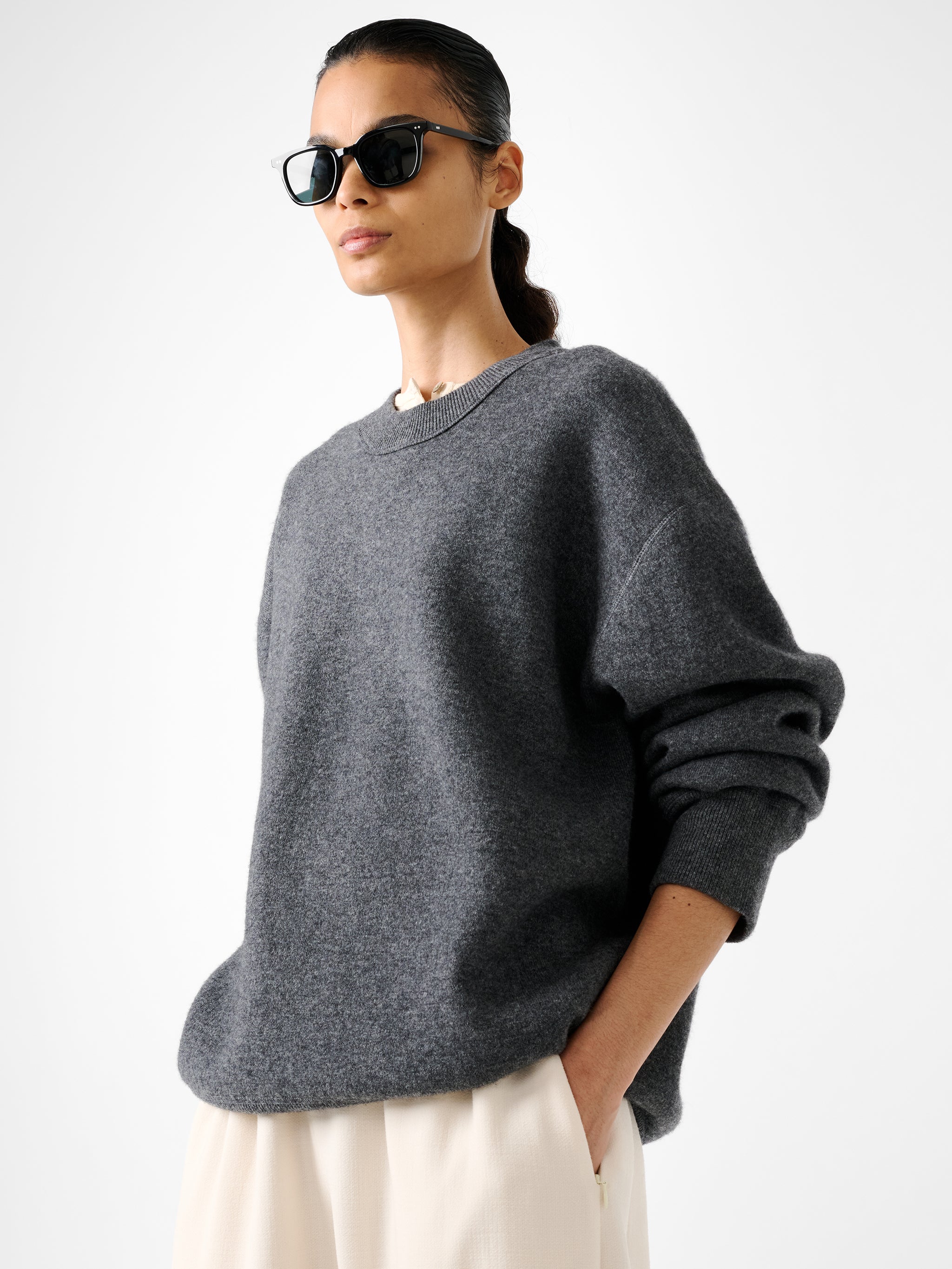 Moray Knit in Charcoal Marl - Image 9