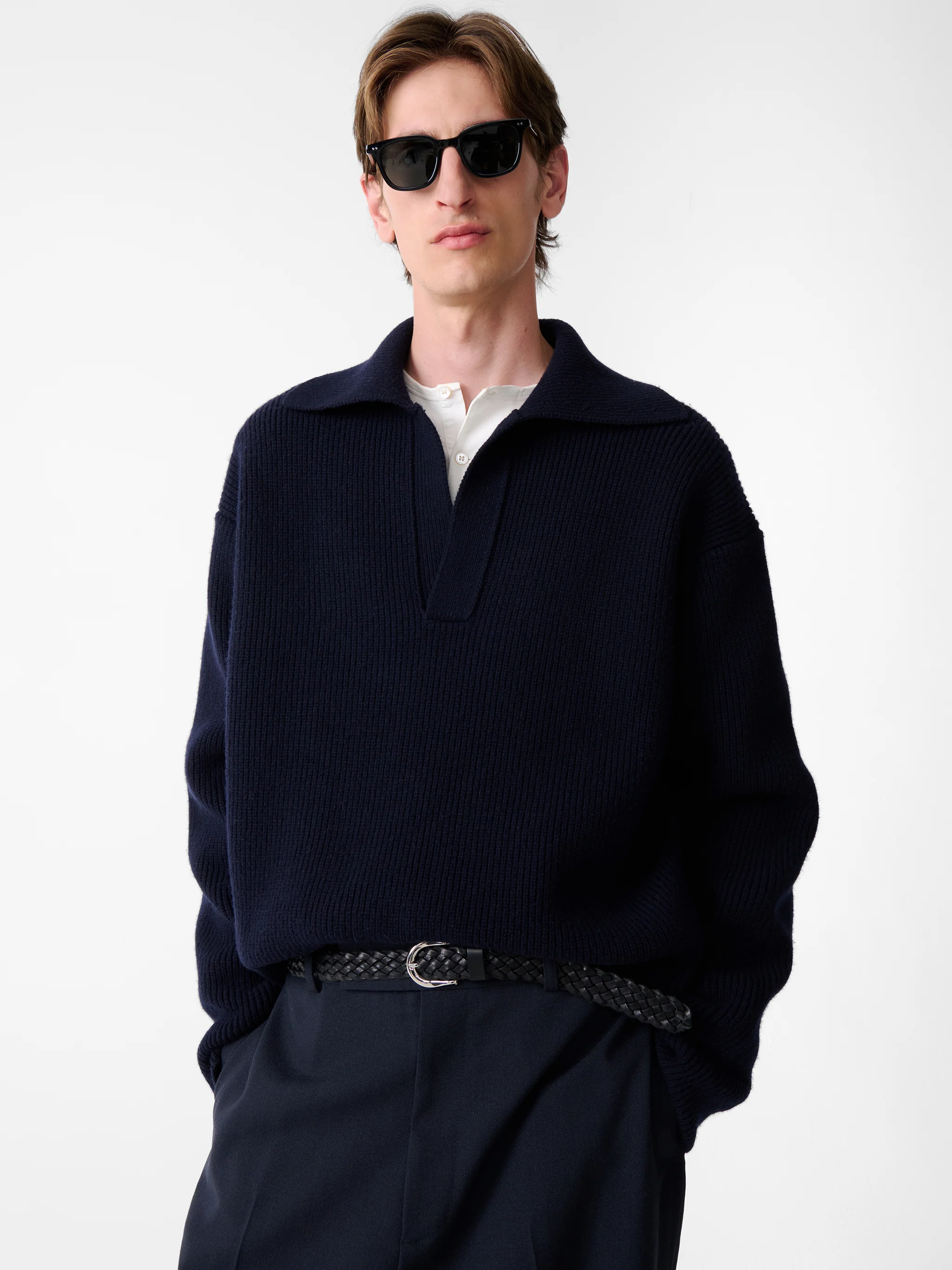 Nash Knit in Darkest Navy - Image 6