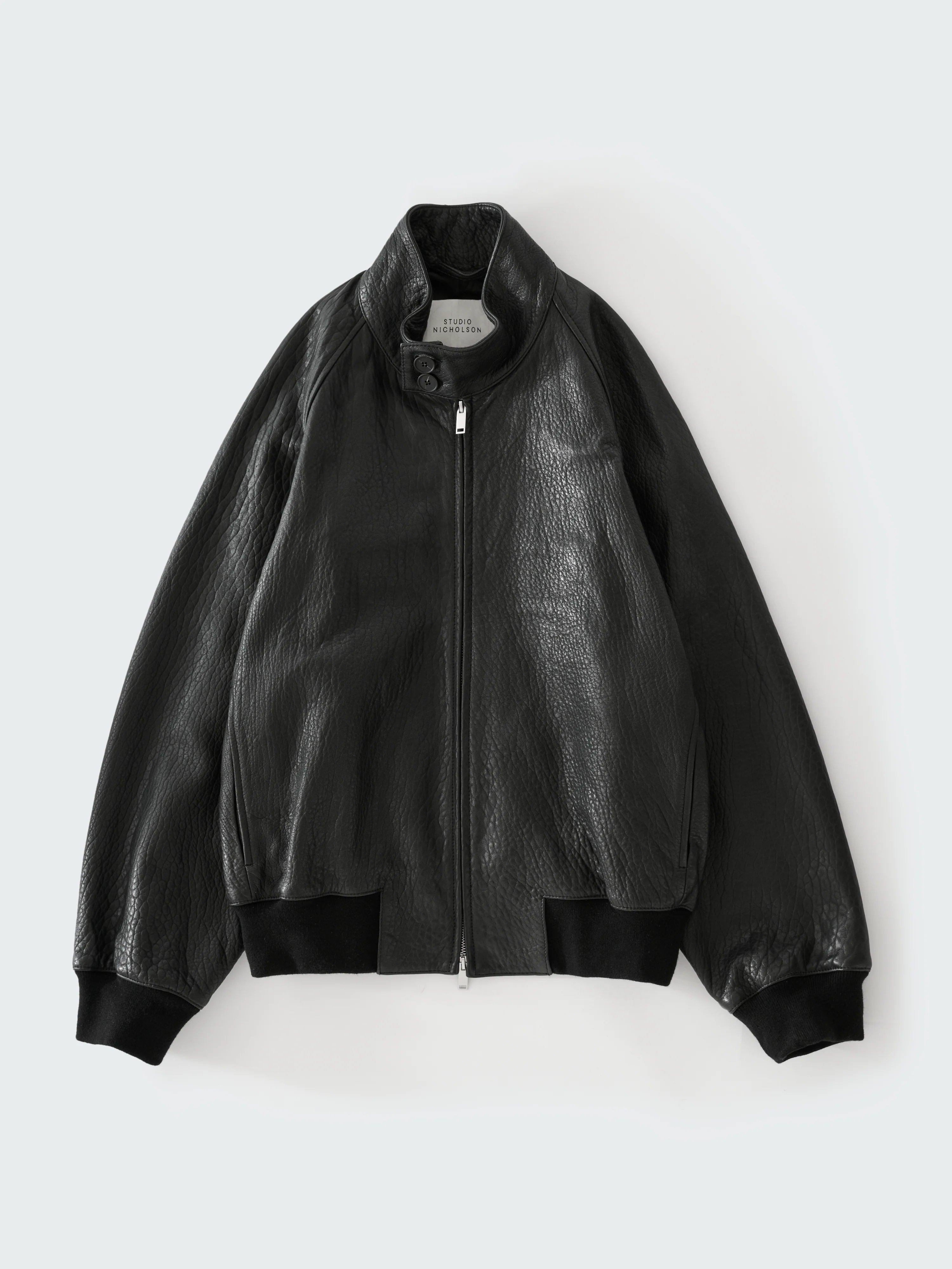 Over Leather Jacket in Black - Image 11