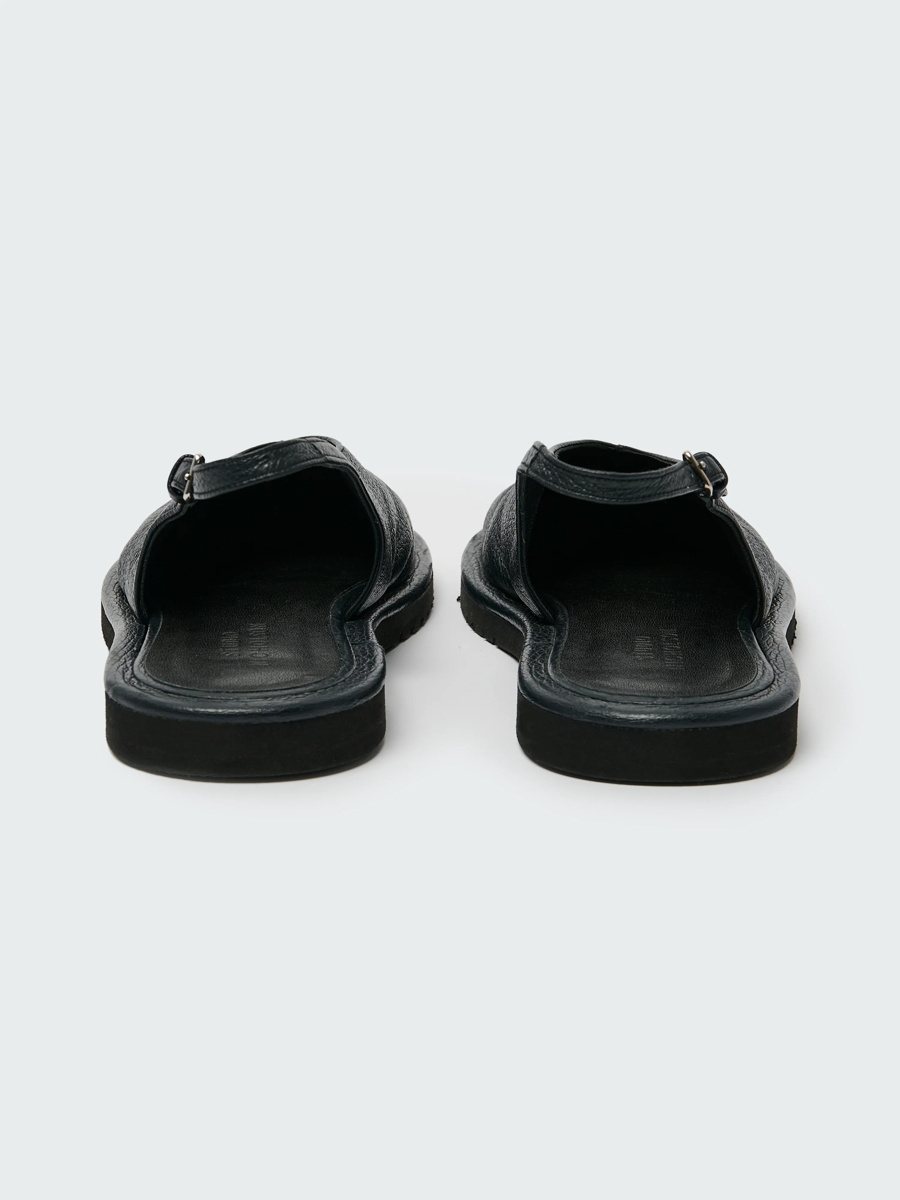 Paley Leather Shoe in Darkest Navy - Image 3