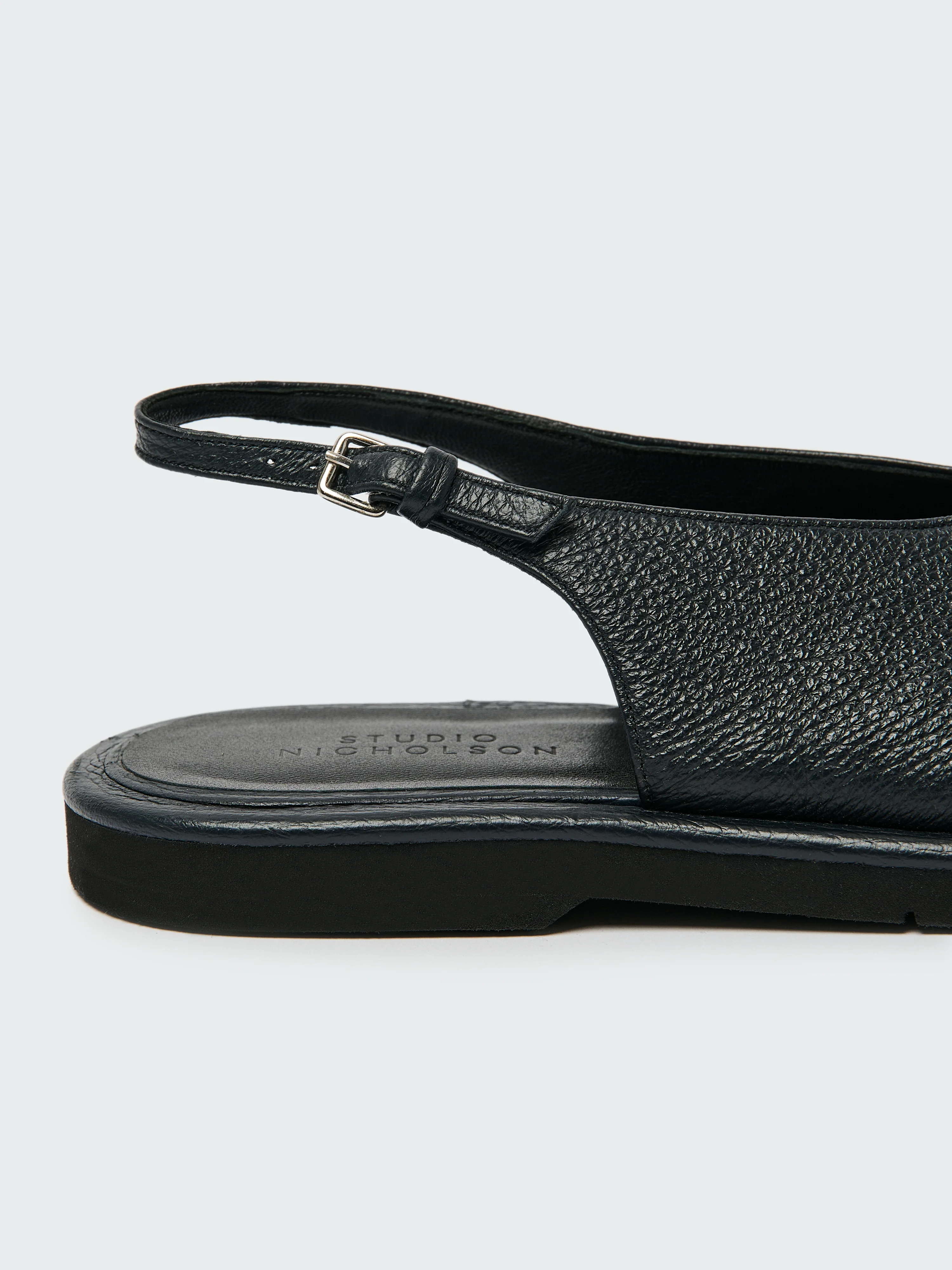 Paley Leather Shoe in Darkest Navy - Image 5