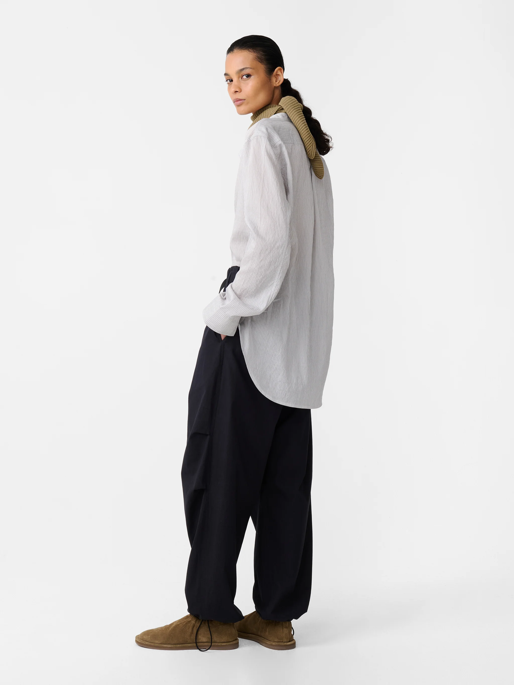 Pampa Top in Chalk Stripe - Image 3