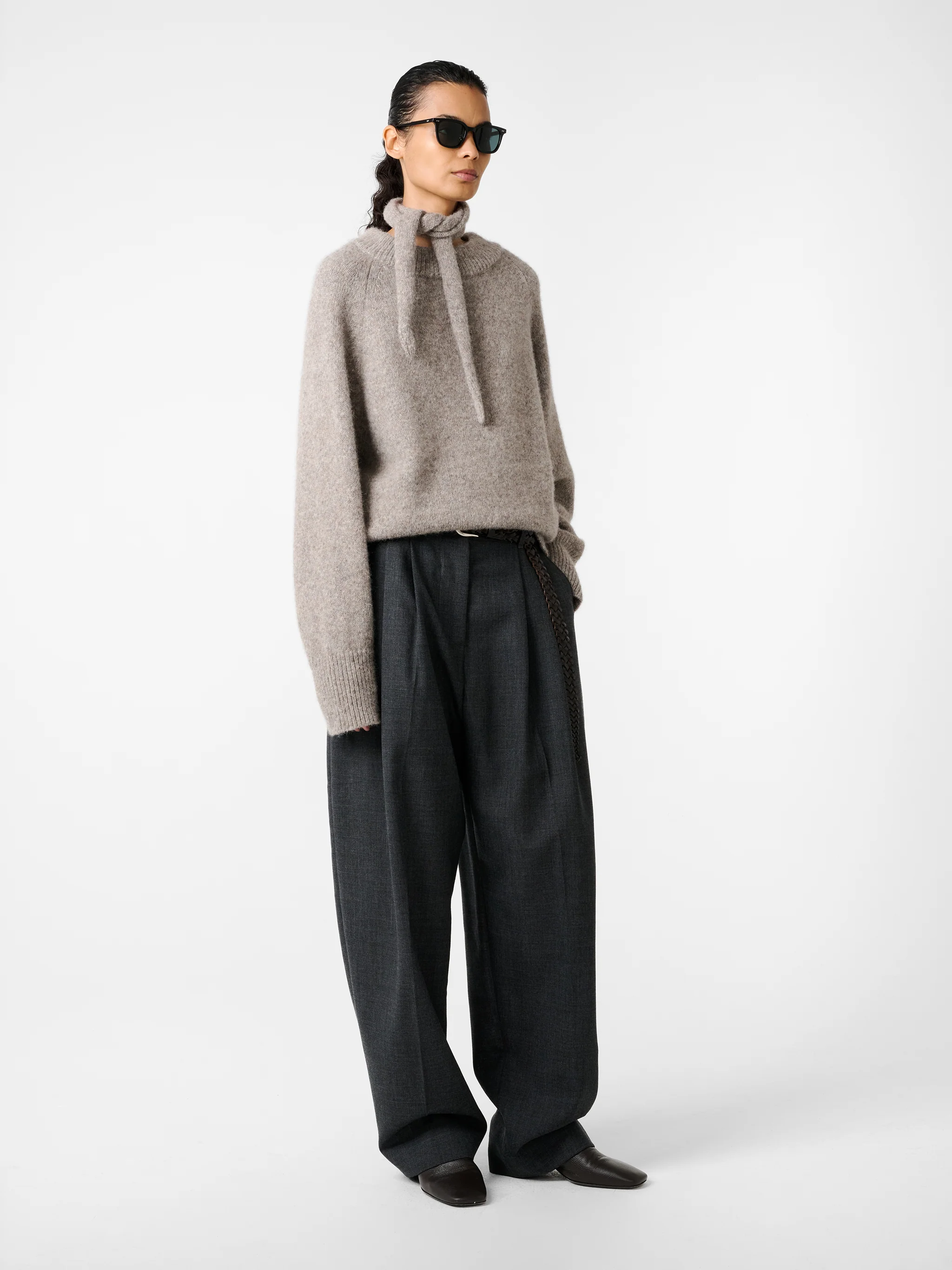 Persephone Knit in Natural Marl - Image 3