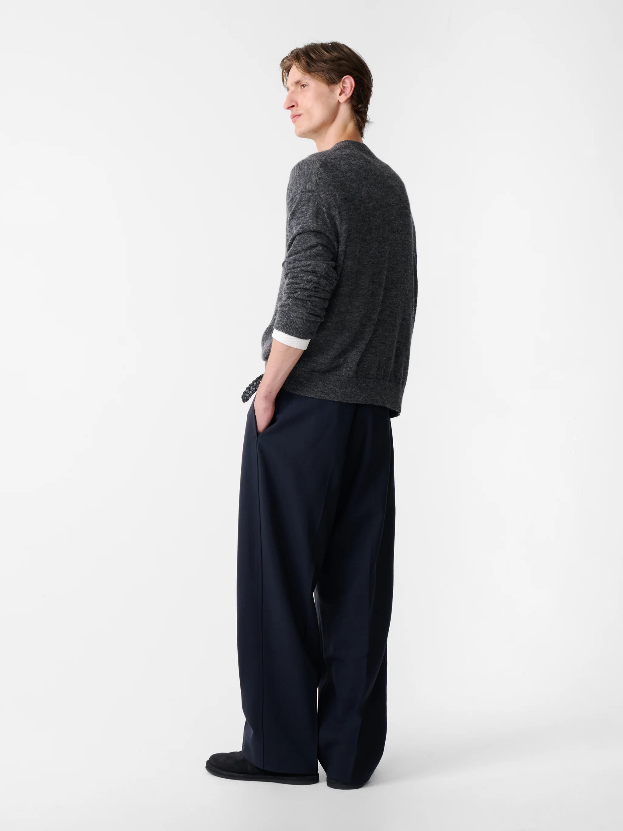 Picco Knit in Charcoal Marl - Image 5