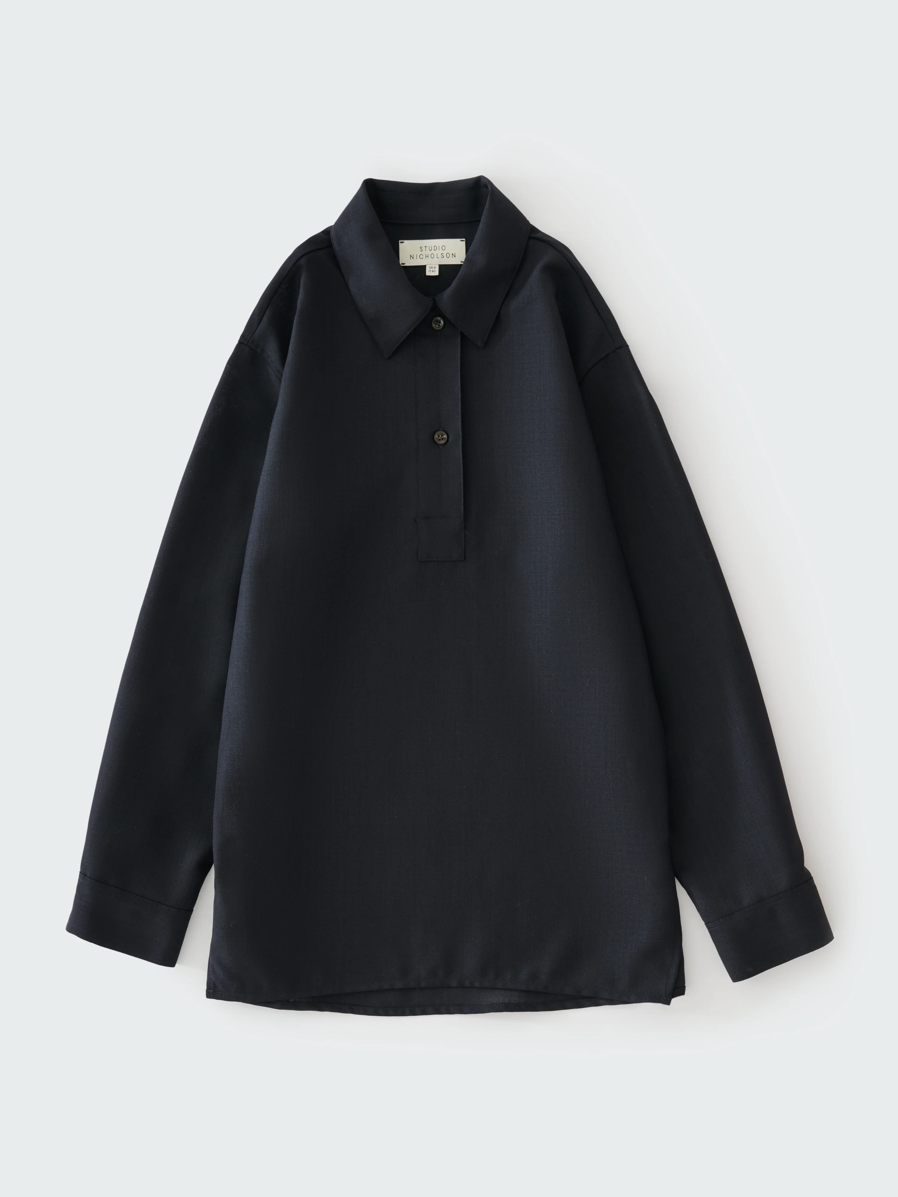 Pinole Shirt in Darkest Navy - Image 6